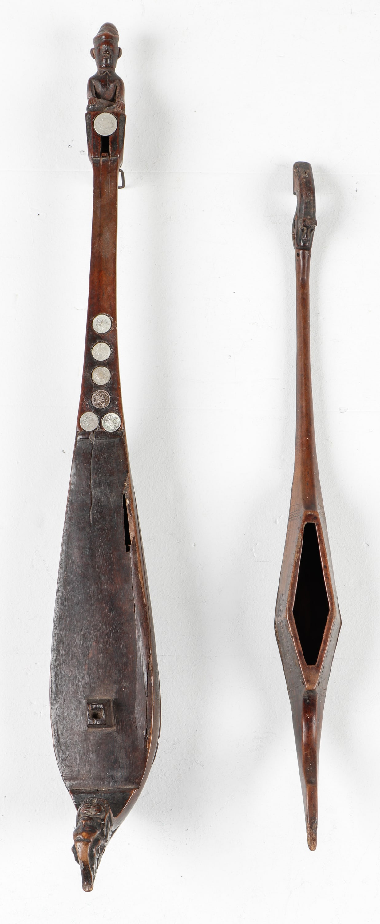 2 Batak Wood Lutes (Hasapi), Sumatra (1 of 5)