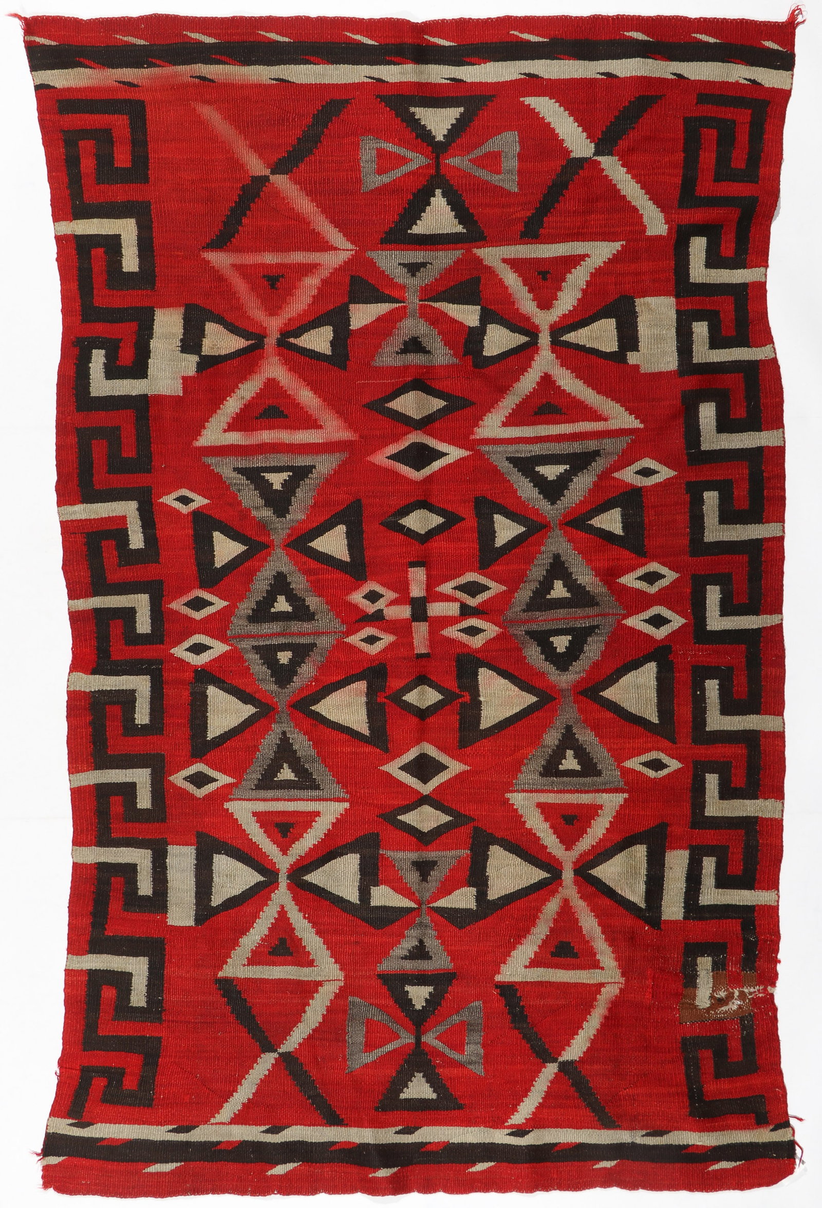 Native American Indian Navajo Rug, C. 1890s, 4'8'' x 7'6'' (1 of 4)