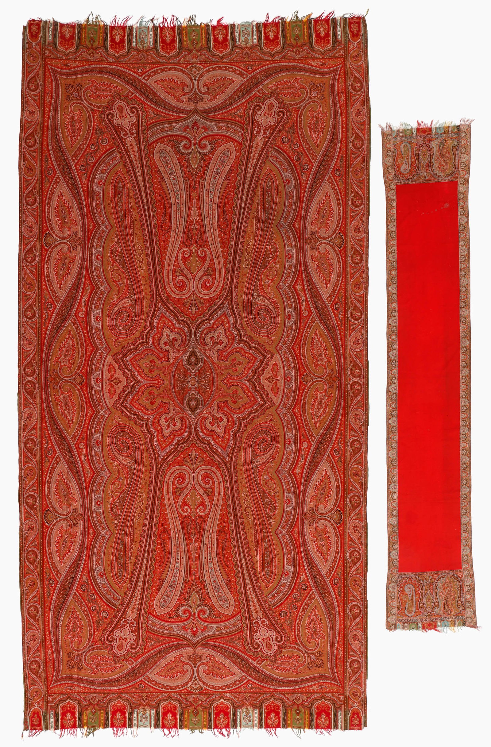 2 European Paisley Shawls (1 of 9)