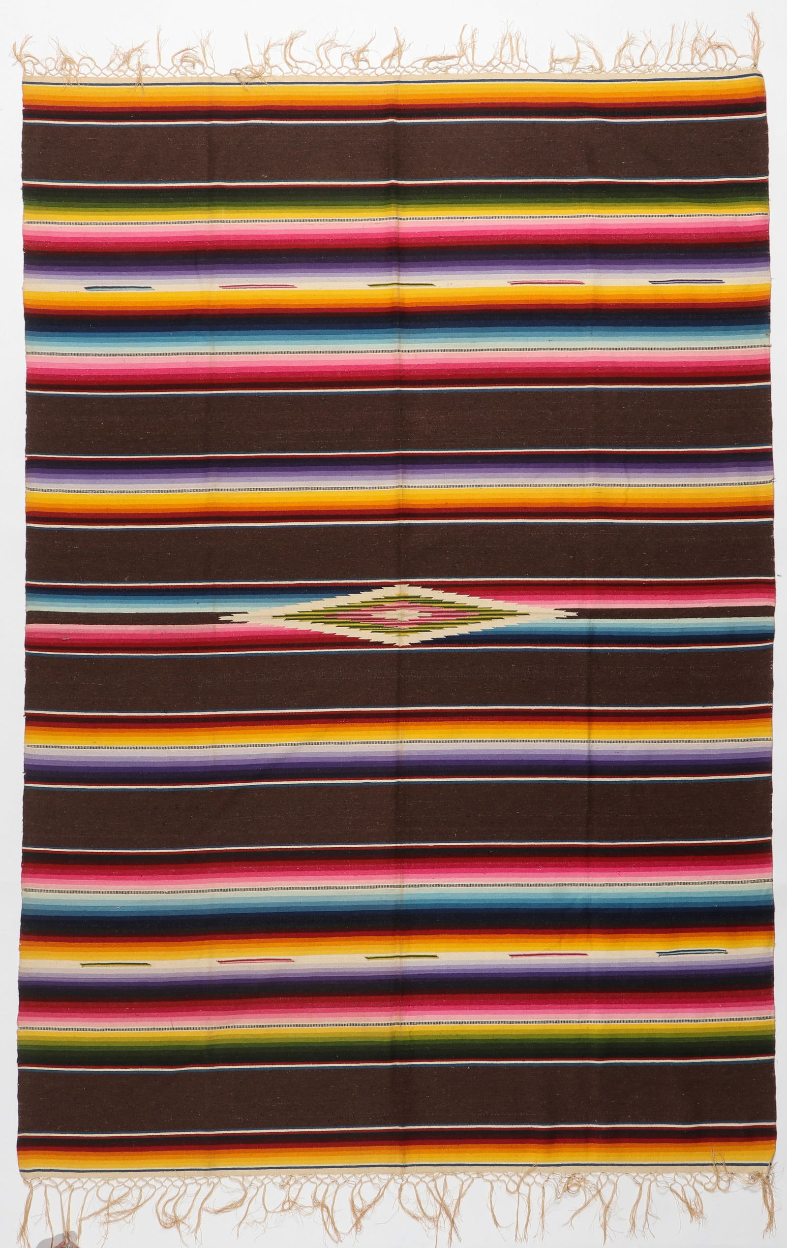 Mexican Saltillo Blanket, C.1920s. (1 of 5)
