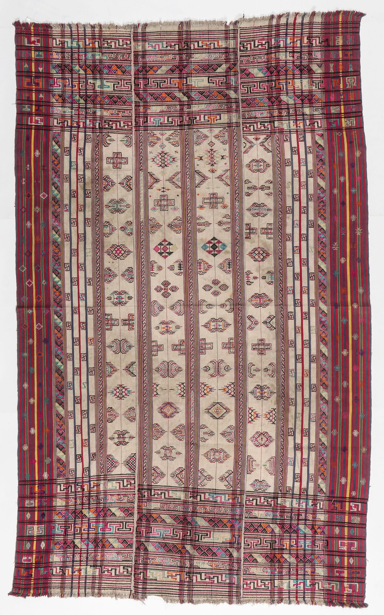 Kushutara Cloth or Woman's Dress, Bhutan, Early 20th C. (1 of 4)