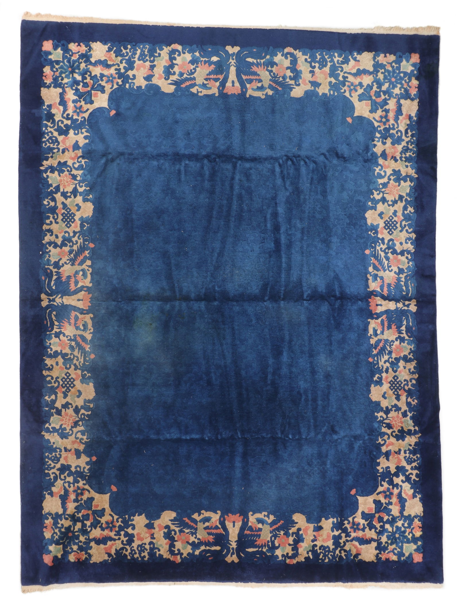 Chinese Art Deco Rug, Ca. 1940, 9'0'' x 12'0'' (1 of 4)