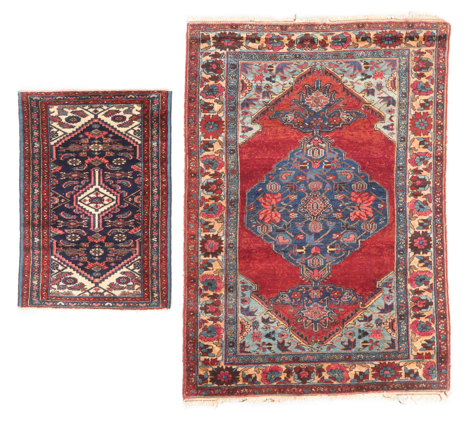 2 West Persian Hamadan Rugs, Early/Mid 20th C. (1 of 5)
