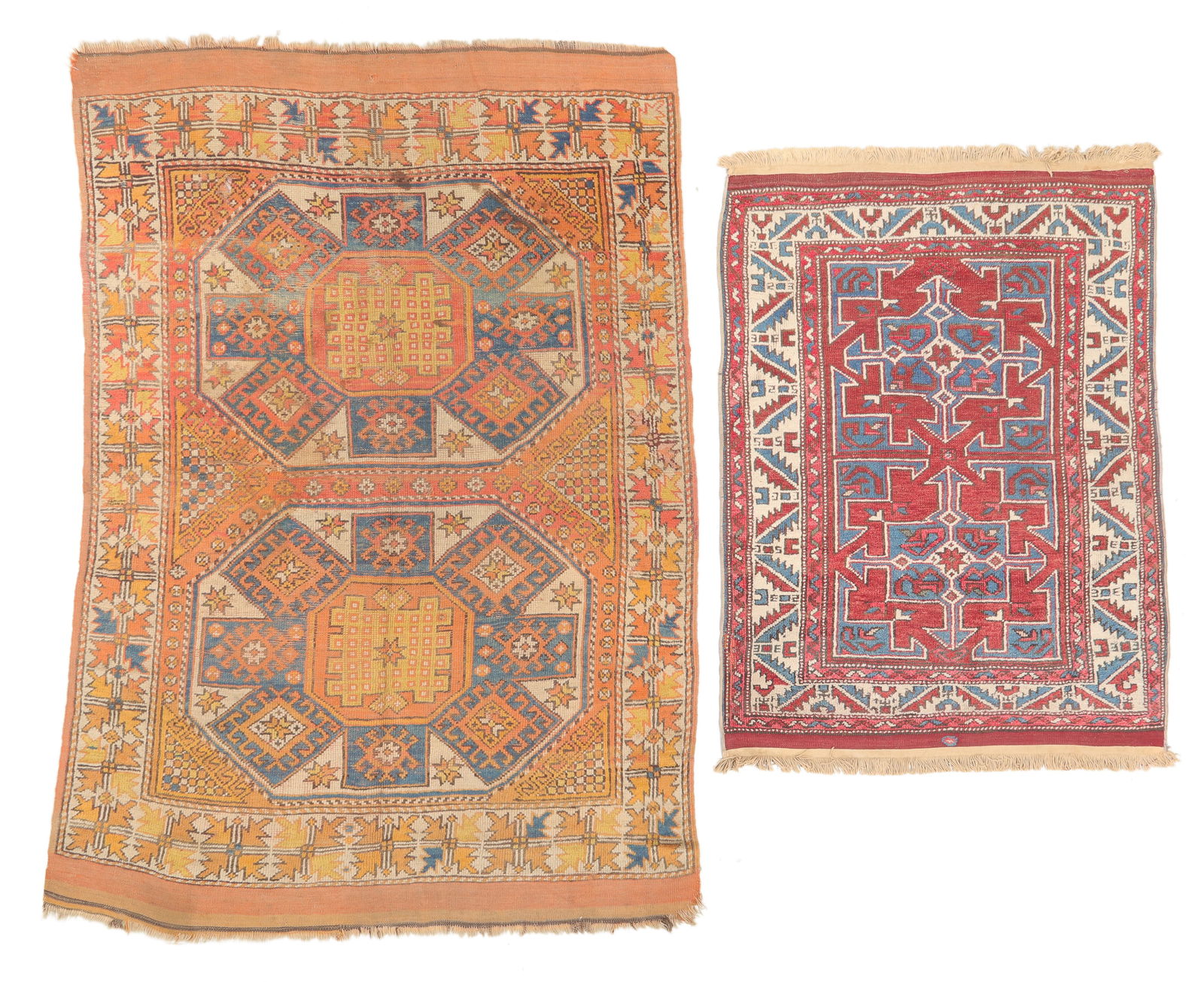 2 Bergama Rugs, Turkey, Early 20th C. (1 of 5)