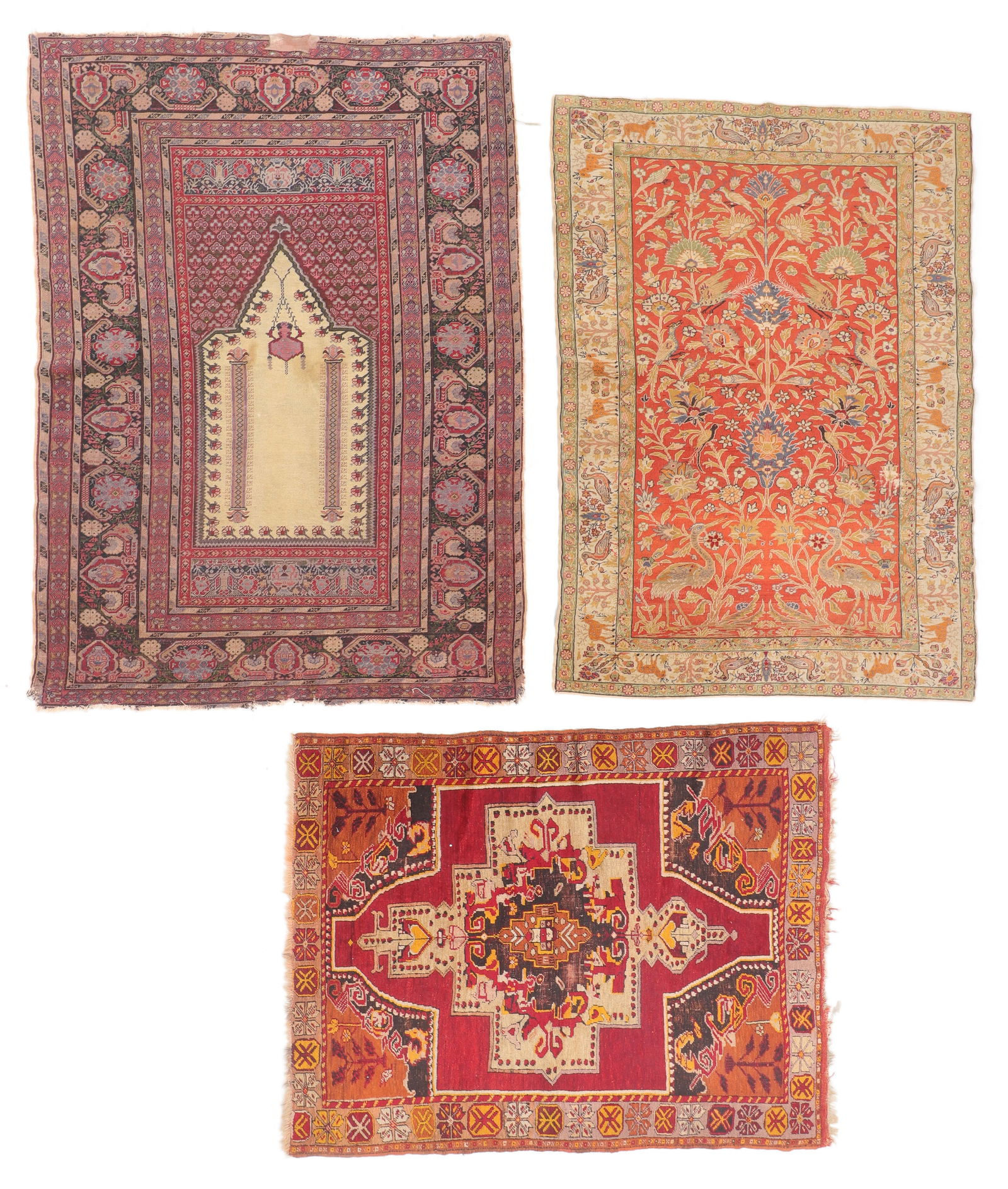 3 Turkish Rugs, Early/Mid 20th C. (1 of 5)