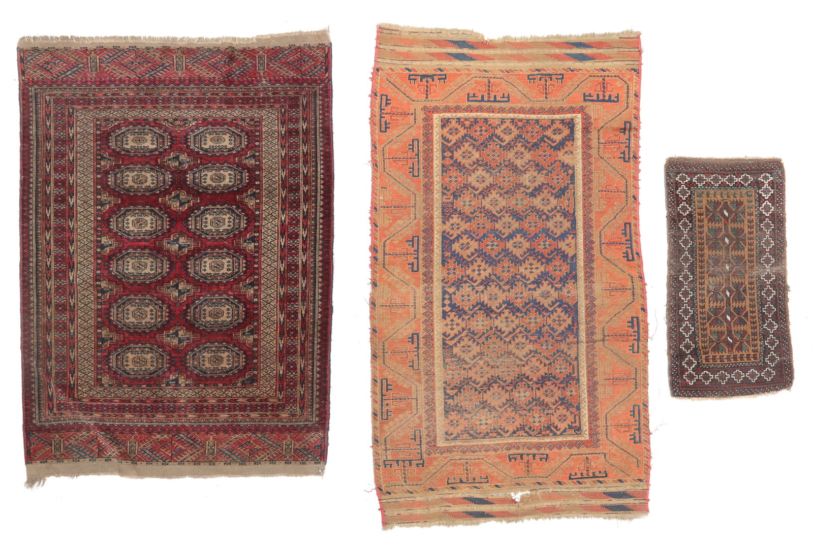 Tekke and 2 Baluch Weavings (3) (1 of 5)