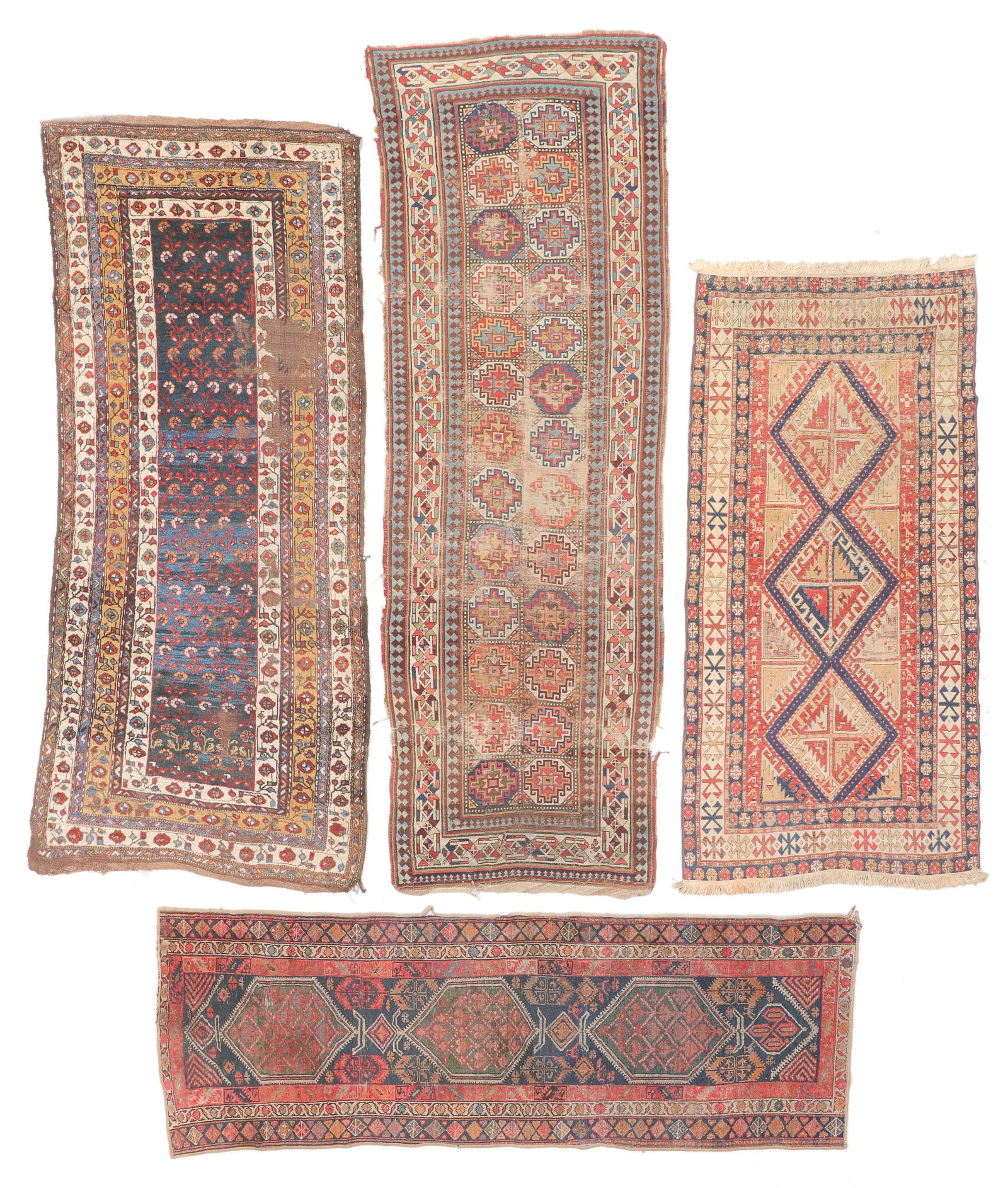Estate Grouping of Antique Oriental Rugs (4) (1 of 7)