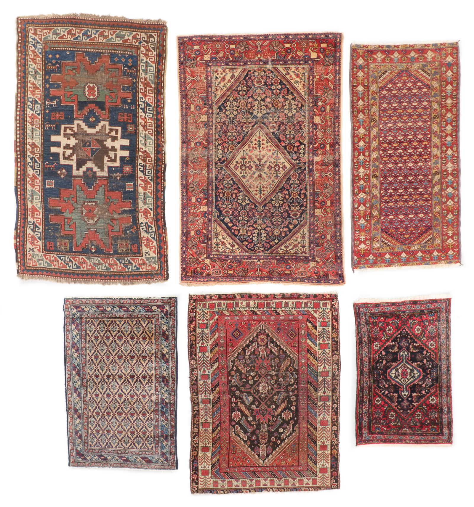 Estate Grouping of Antique & Vintage Persian and Caucasian Rugs (1 of 8)