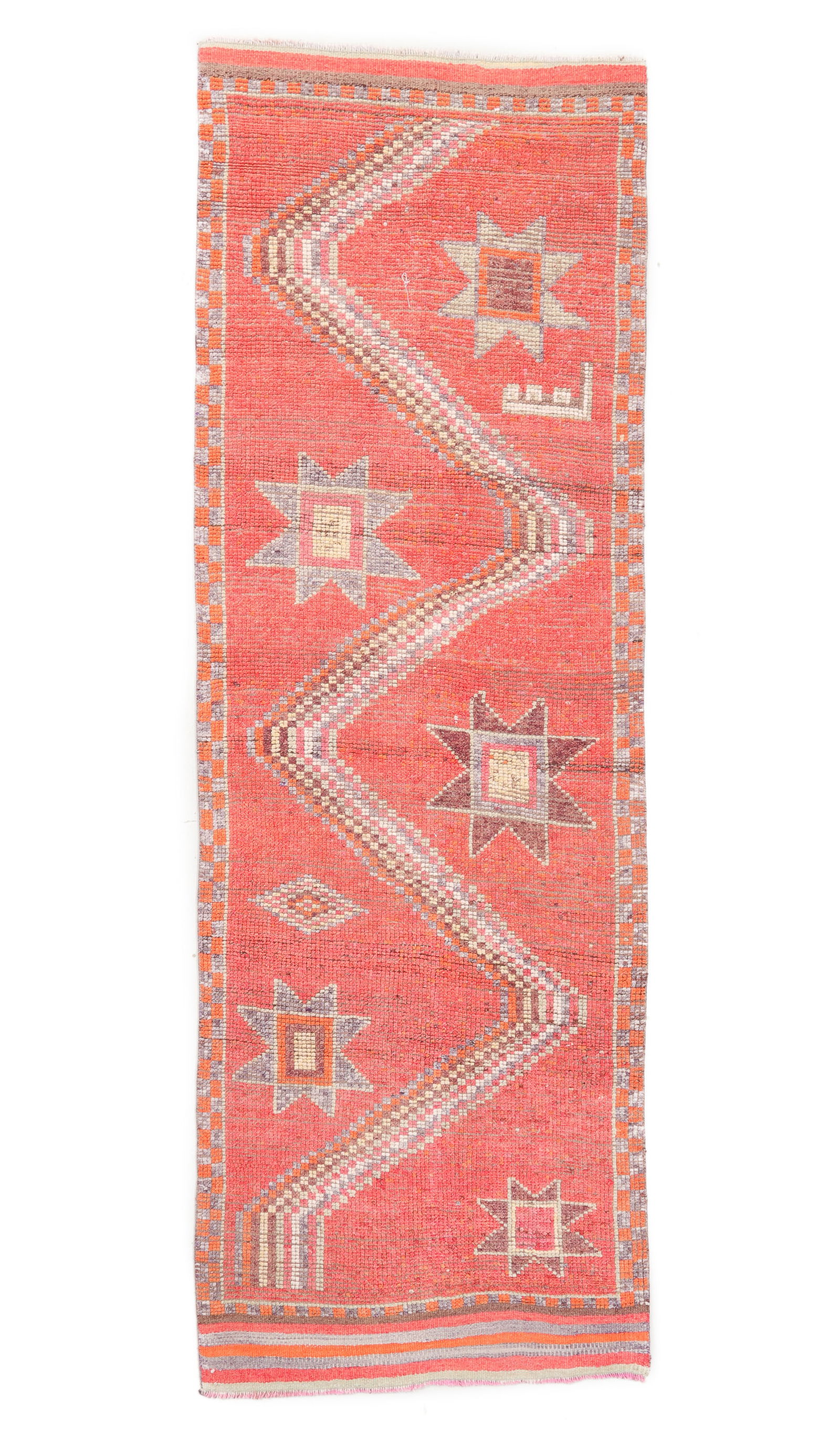 Anatolian Village Rug, Turkey, Late 20th C., 3'5'' x 9'10'' (1 of 4)
