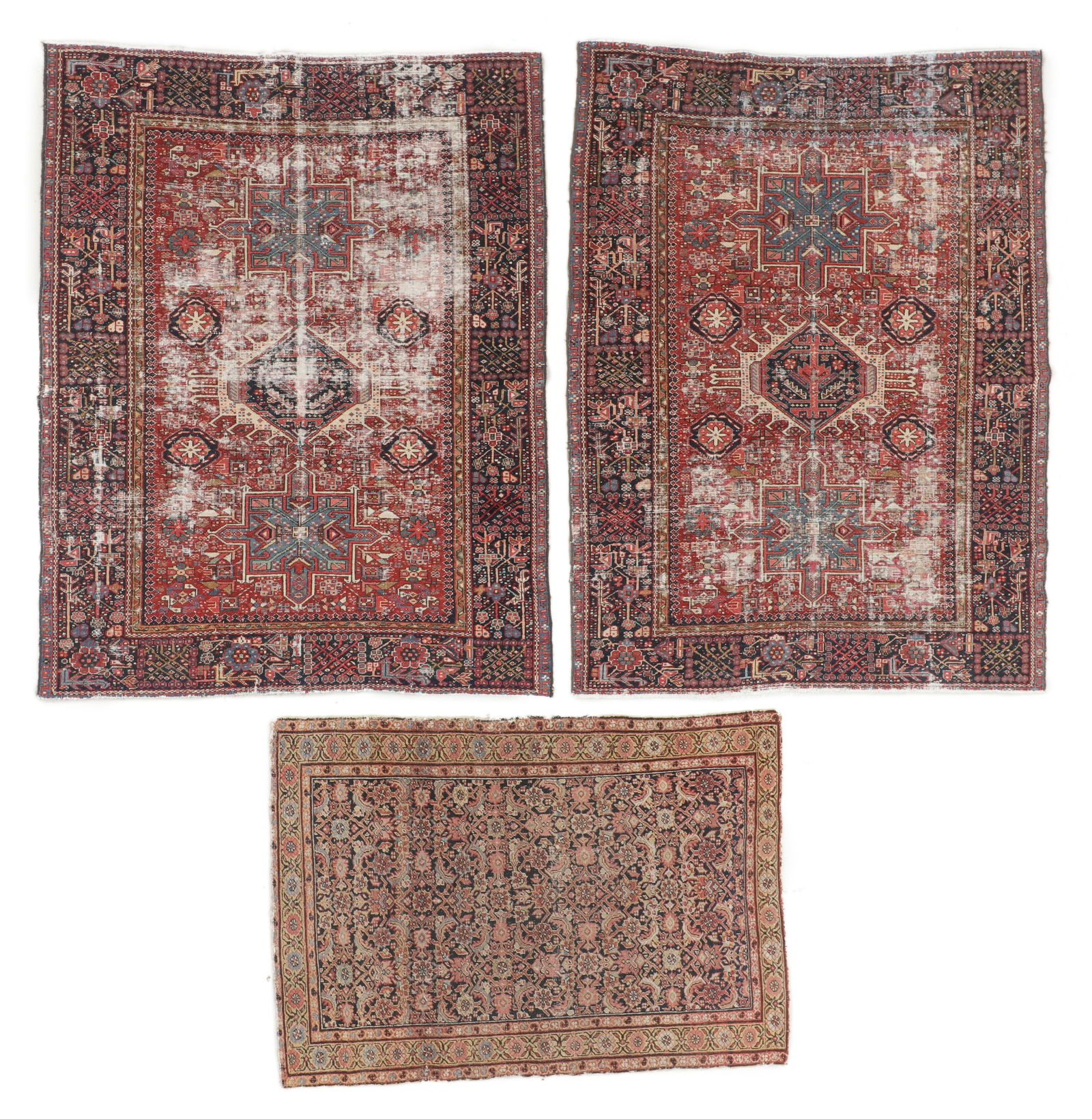 3 Antique Persian Rugs (1 of 8)