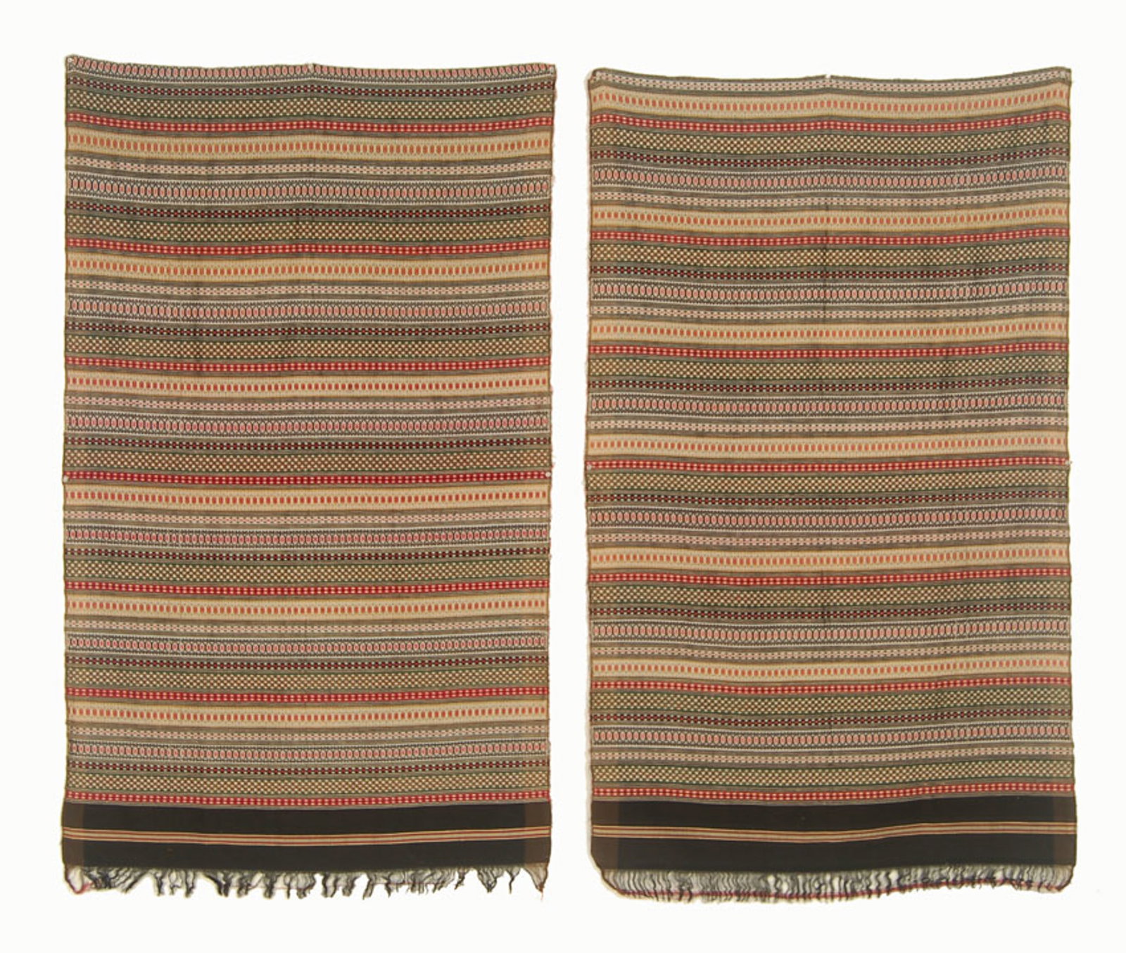 Pair of Brocade Fragments, Syria, 19th C. (1 of 7)