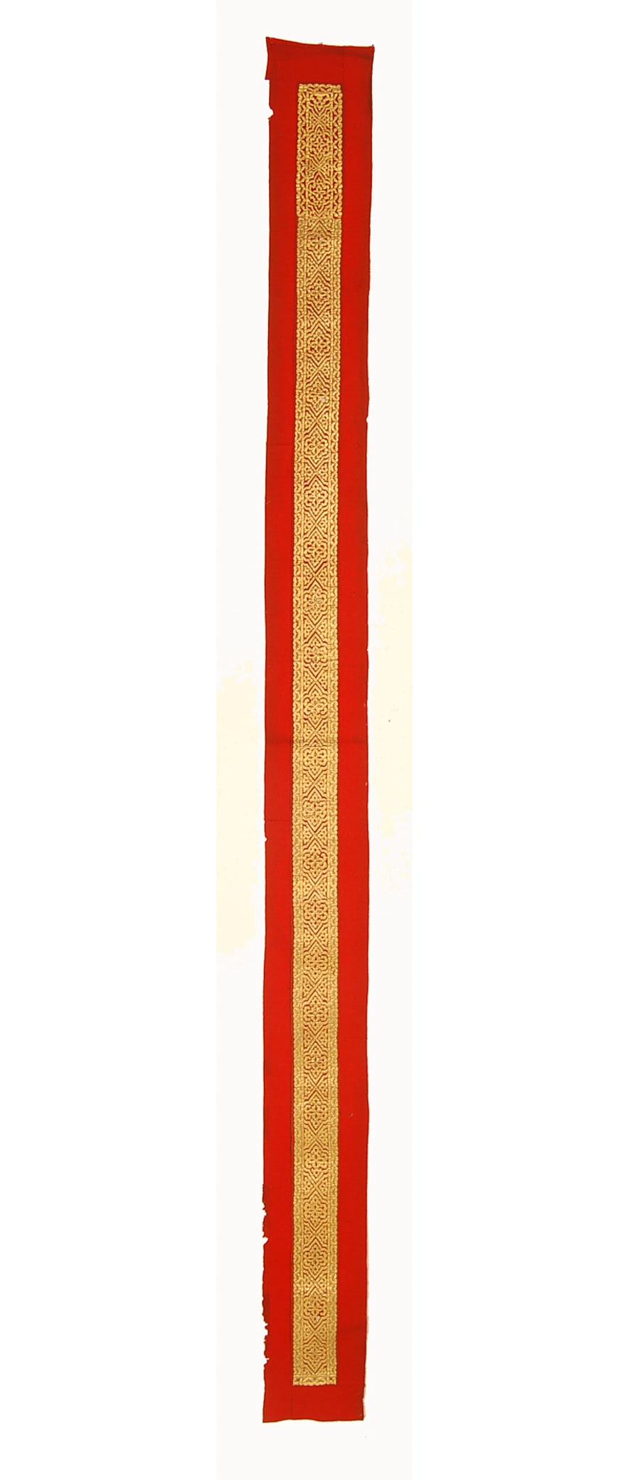 Indonesian Gilt Paper And Cotton Runner, Sumatra, 19th C. (1 of 4)