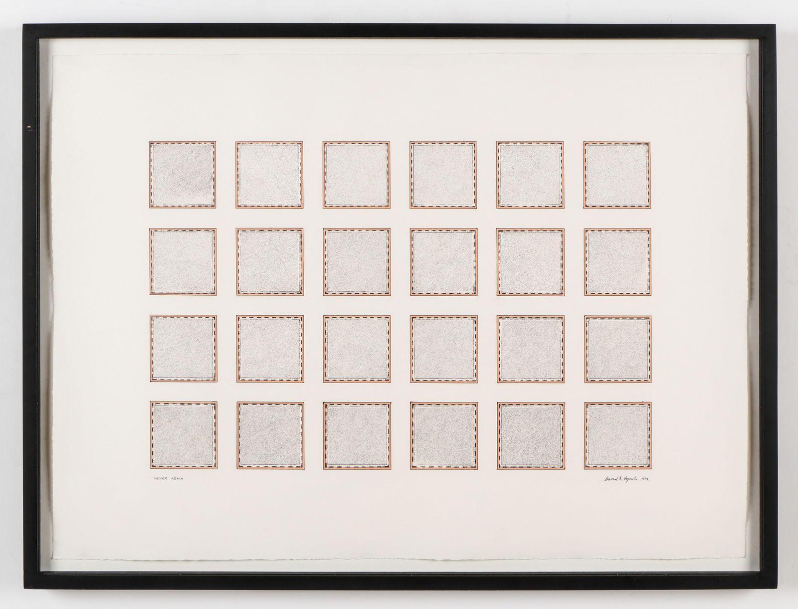 David Lynch (b. 1946) "Never Again" (1 of 4)