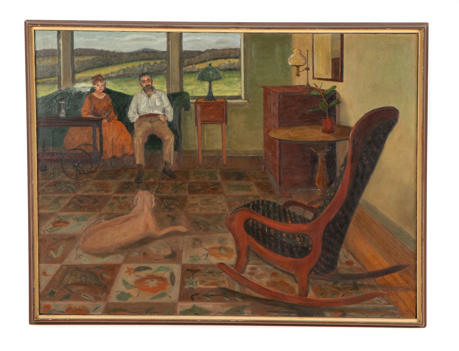 Eva Marinelli Martino (b. 1929) "Victorian Rocker" (1 of 3)