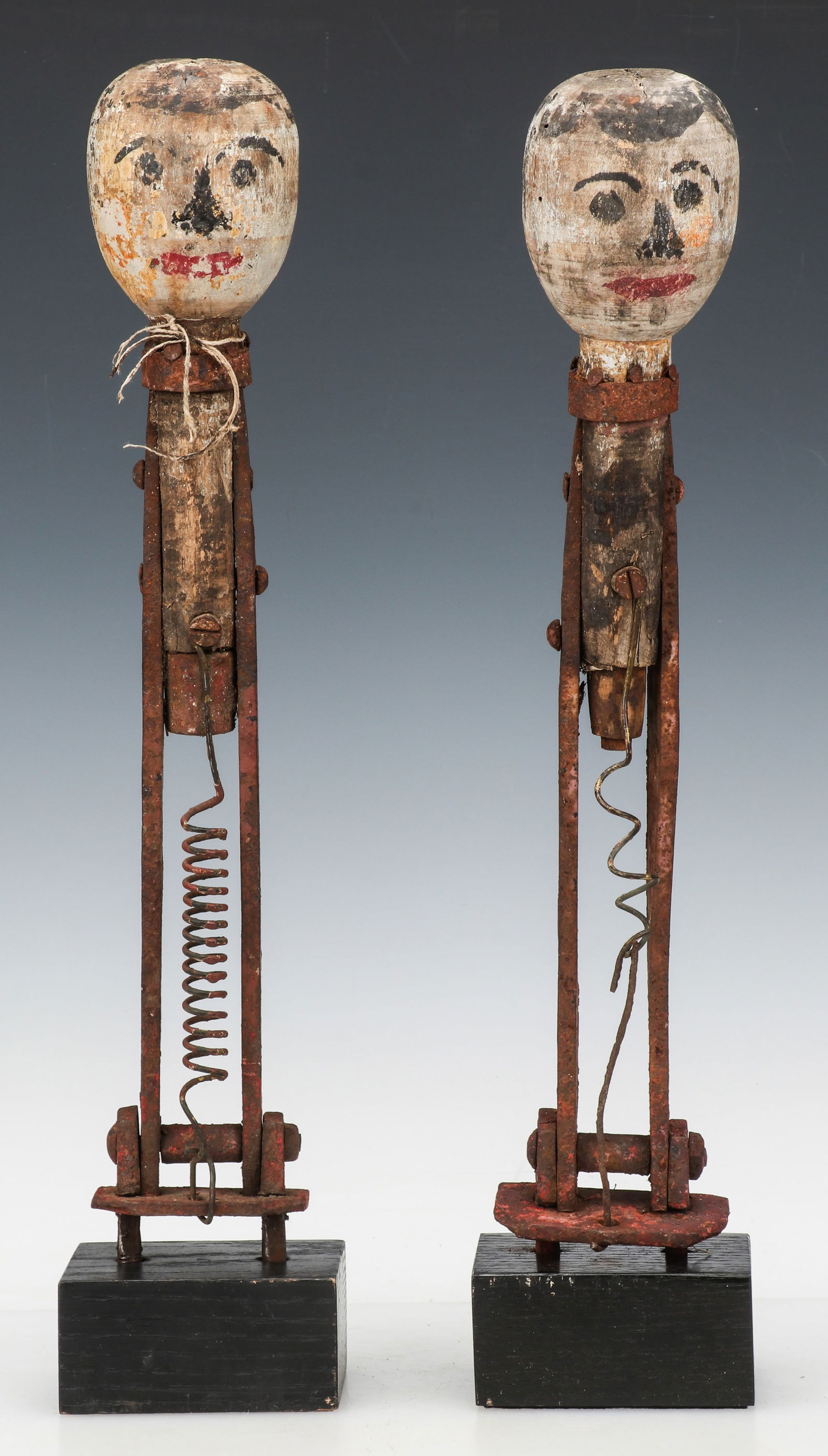 Pair of Vintage Carnival Ball Toss Figures (1 of 4)