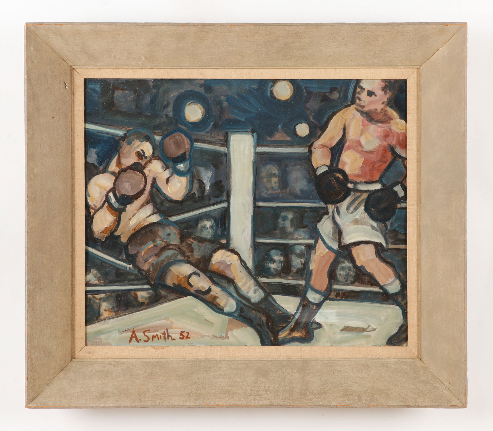 American (Mid 20th c.) Boxing Match, 1952 (1 of 3)