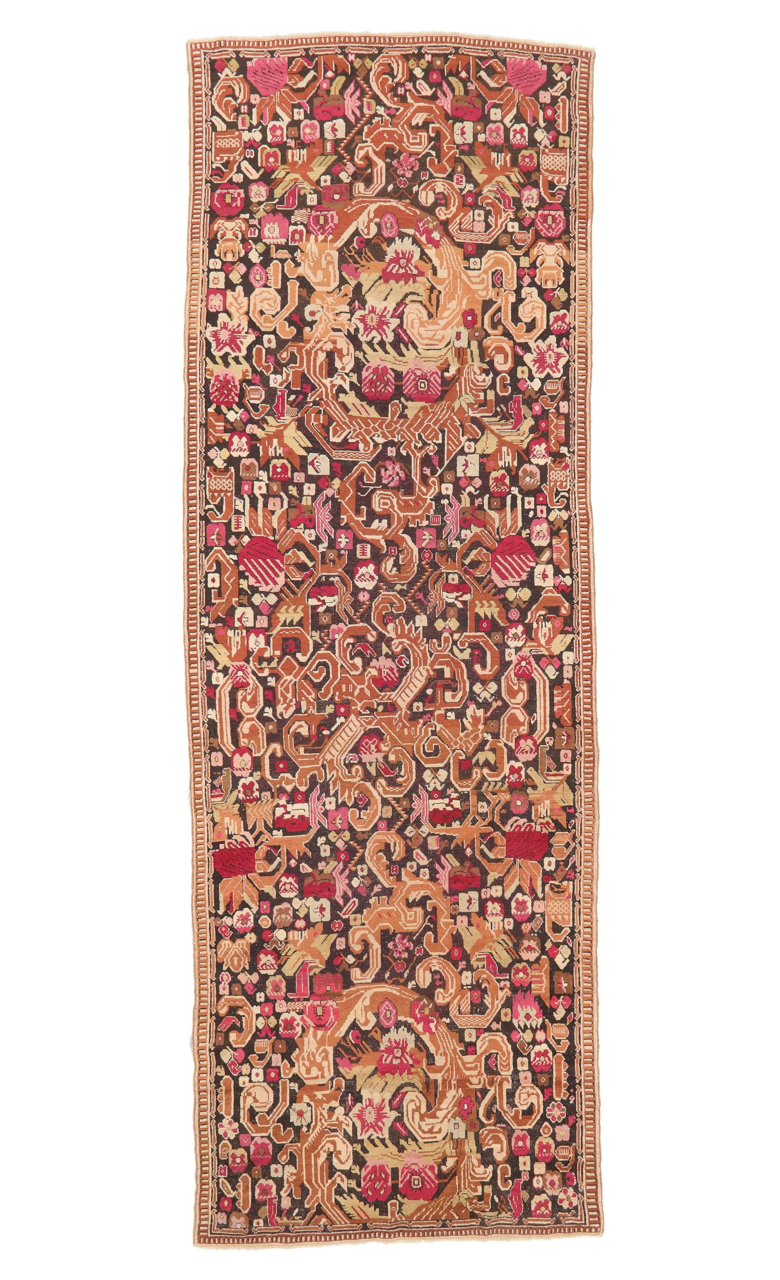 Karabagh Rug, Caucasus, Ca. 1875, 4'0'' x 12'0'' (1 of 4)