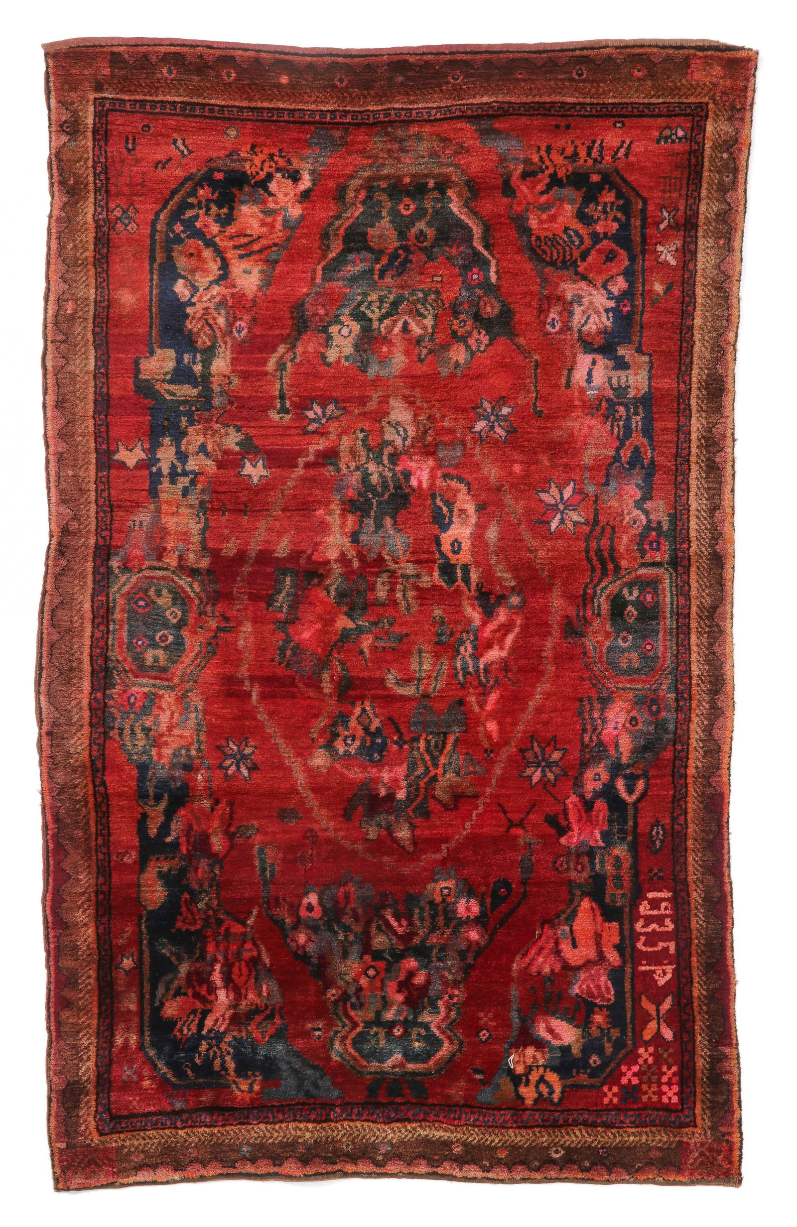 Karabagh Rug, Dated 1935, Caucasus, 3'10'' x 6'6'' (1 of 4)