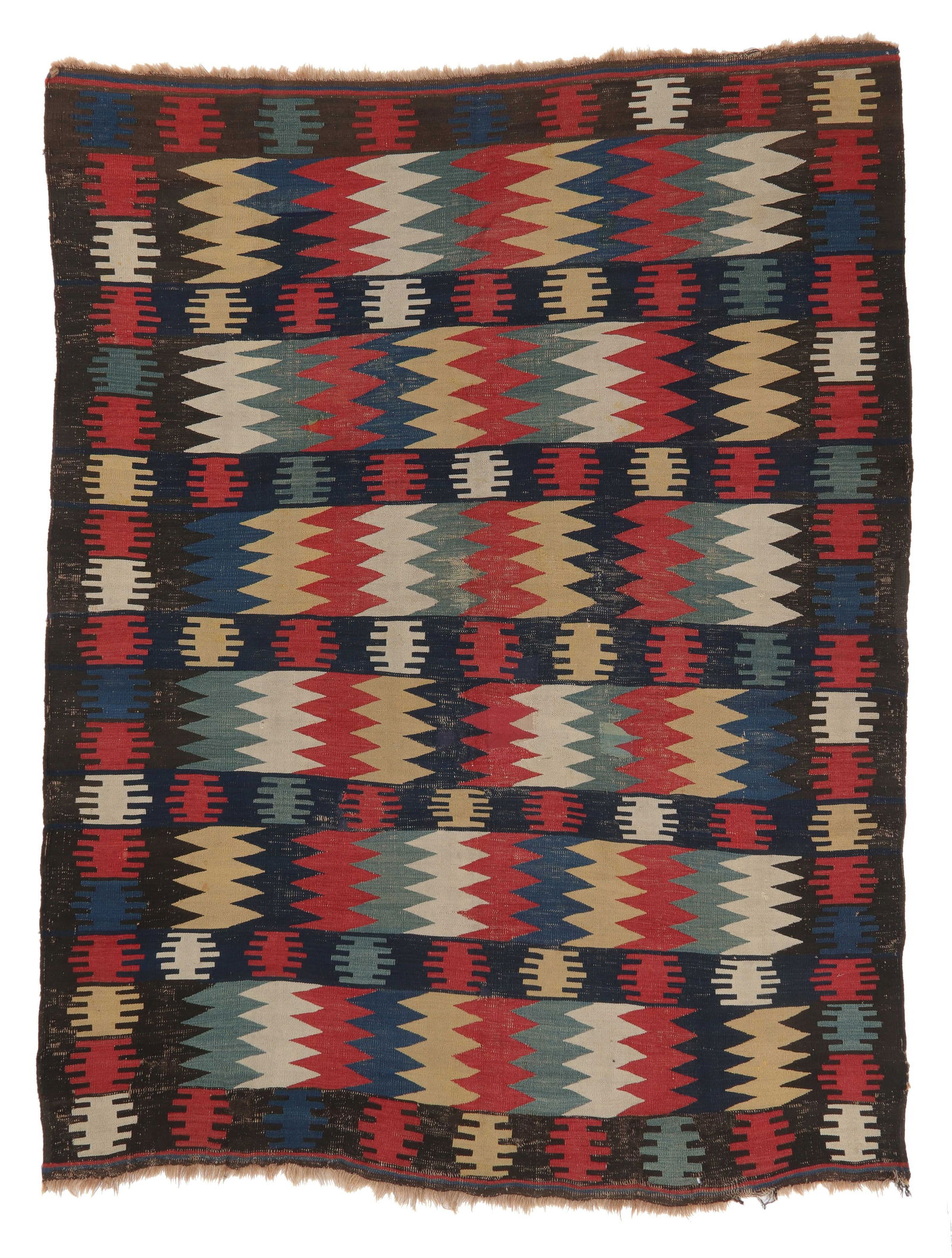 Shahsevan Kilim, Transcaucasus, Ca. 1875, 5'7'' x 7'2'' (1 of 3)