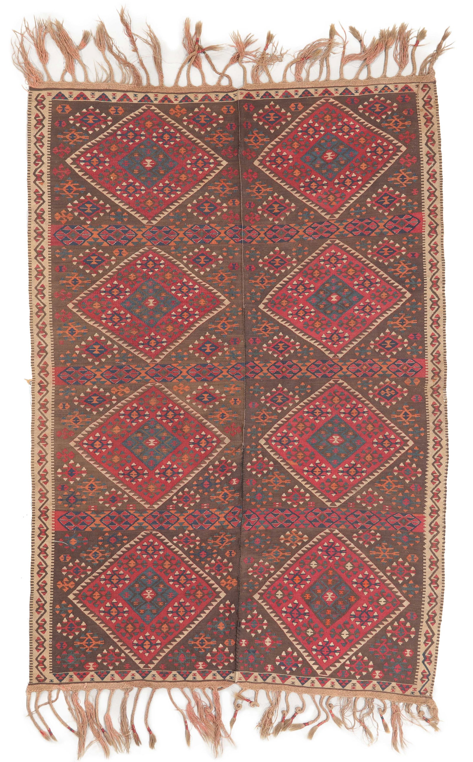 Van Kilim, Turkey, Early/Mid 20th C., 5'2'' x 7'9'' (1 of 3)