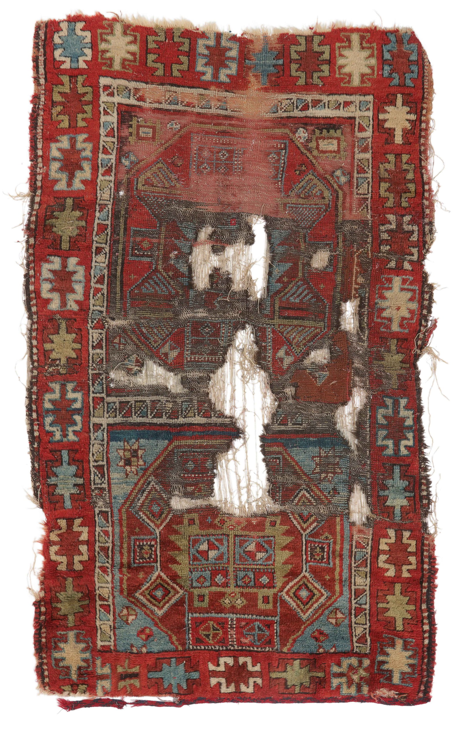 Anatolian Kurd Yuruk Rug, Early 19th C., 3'3'' x 5'7'' (1 of 5)