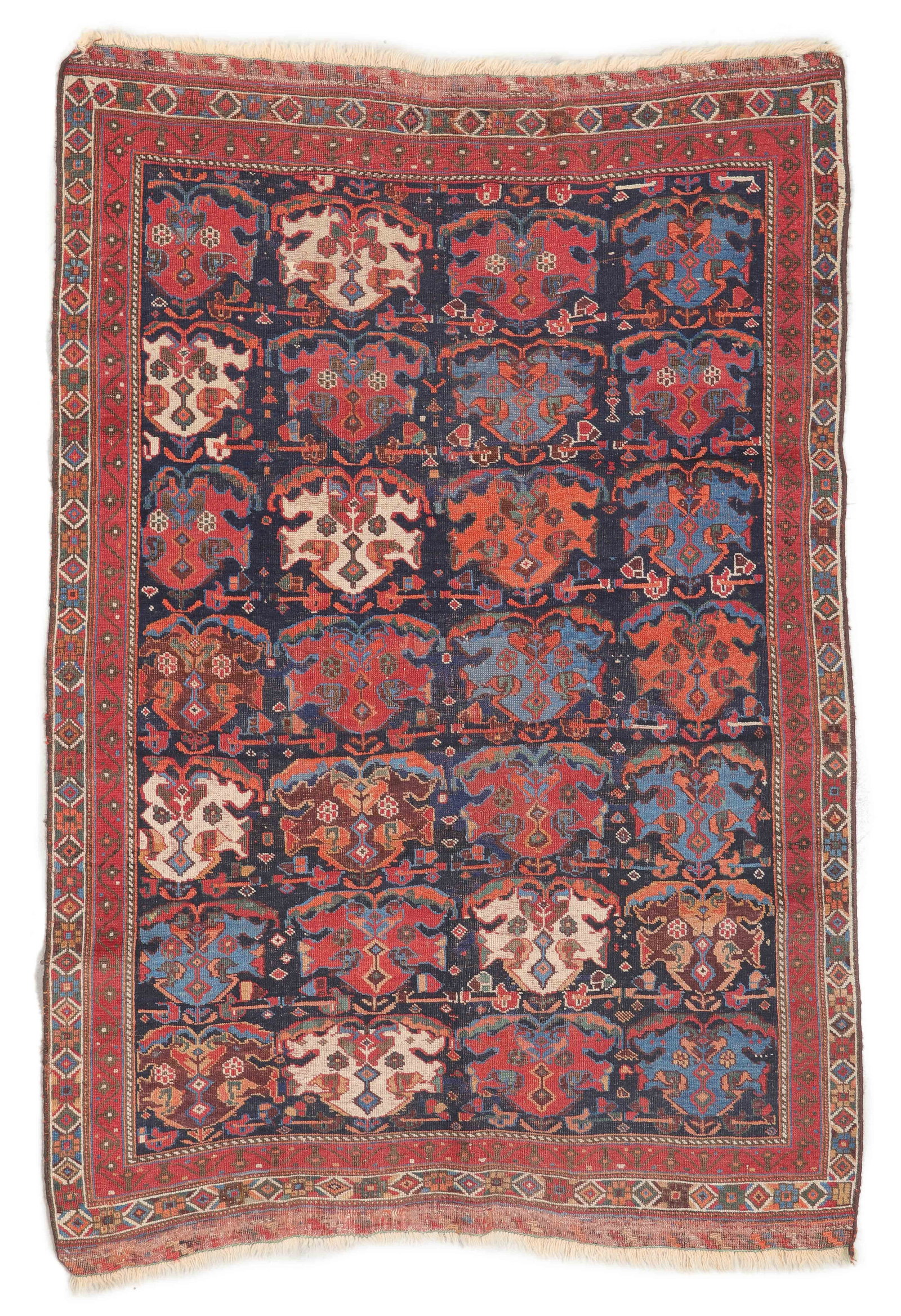 Afshar Rug, Persia, Ca. 1875, 3'9'' x 5'5'' (1 of 4)