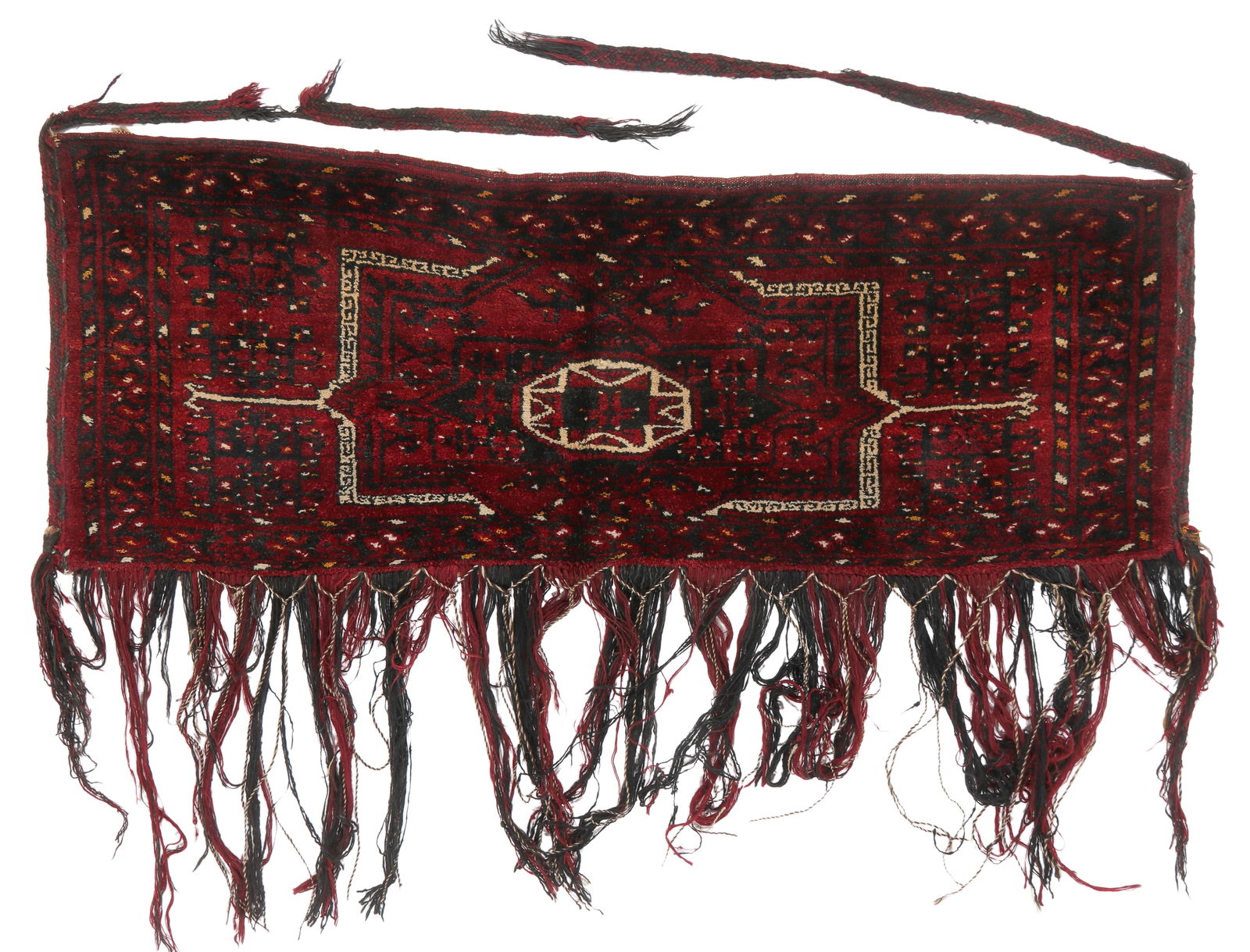 Large Vintage Afghan Ersari Wedding Trapping, Mid 20th C., 2'0'' x 5'4'' (1 of 4)