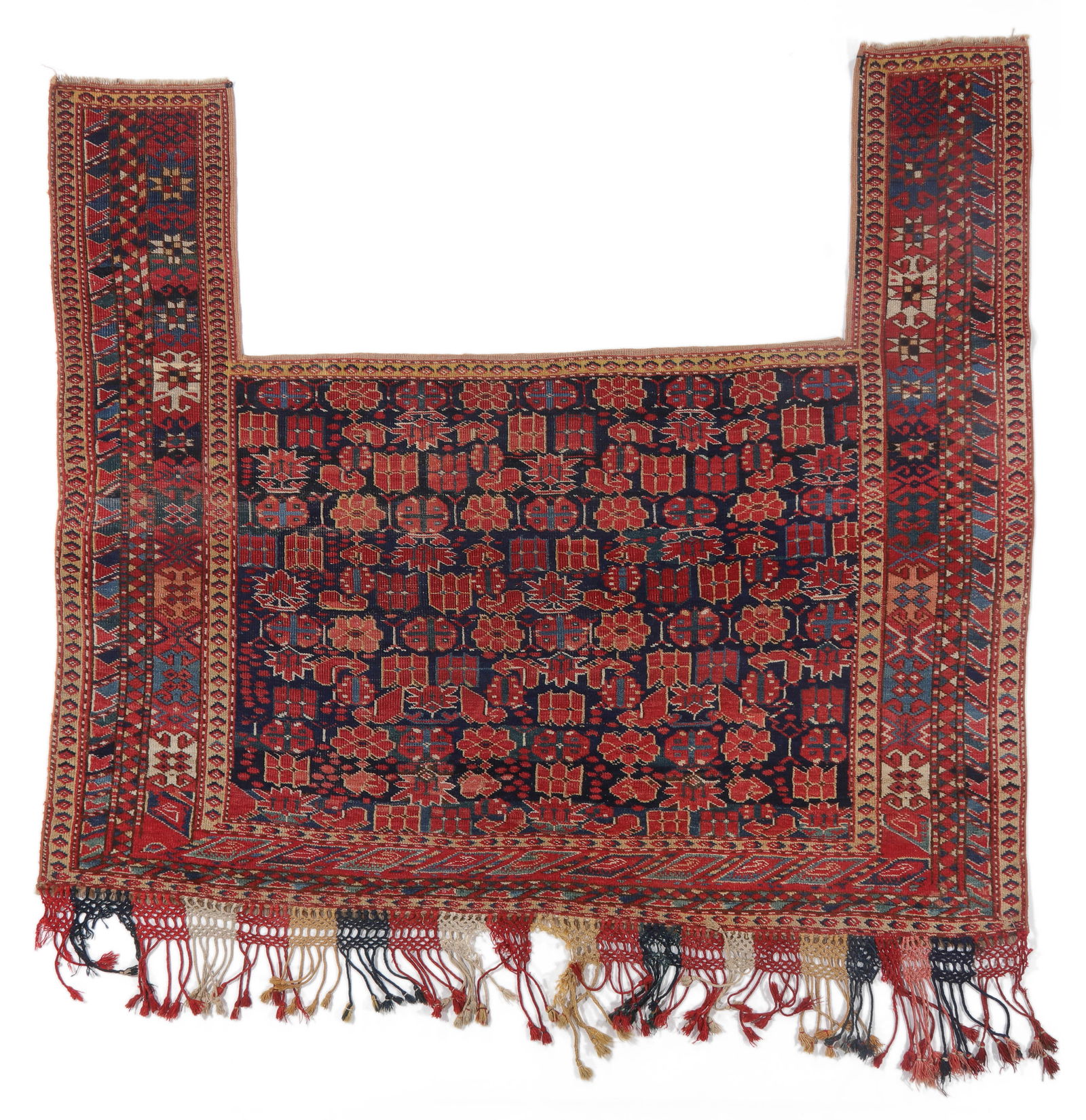 Antique Ersari Turkmen Rug Fashioned into Horse Cover (1 of 4)