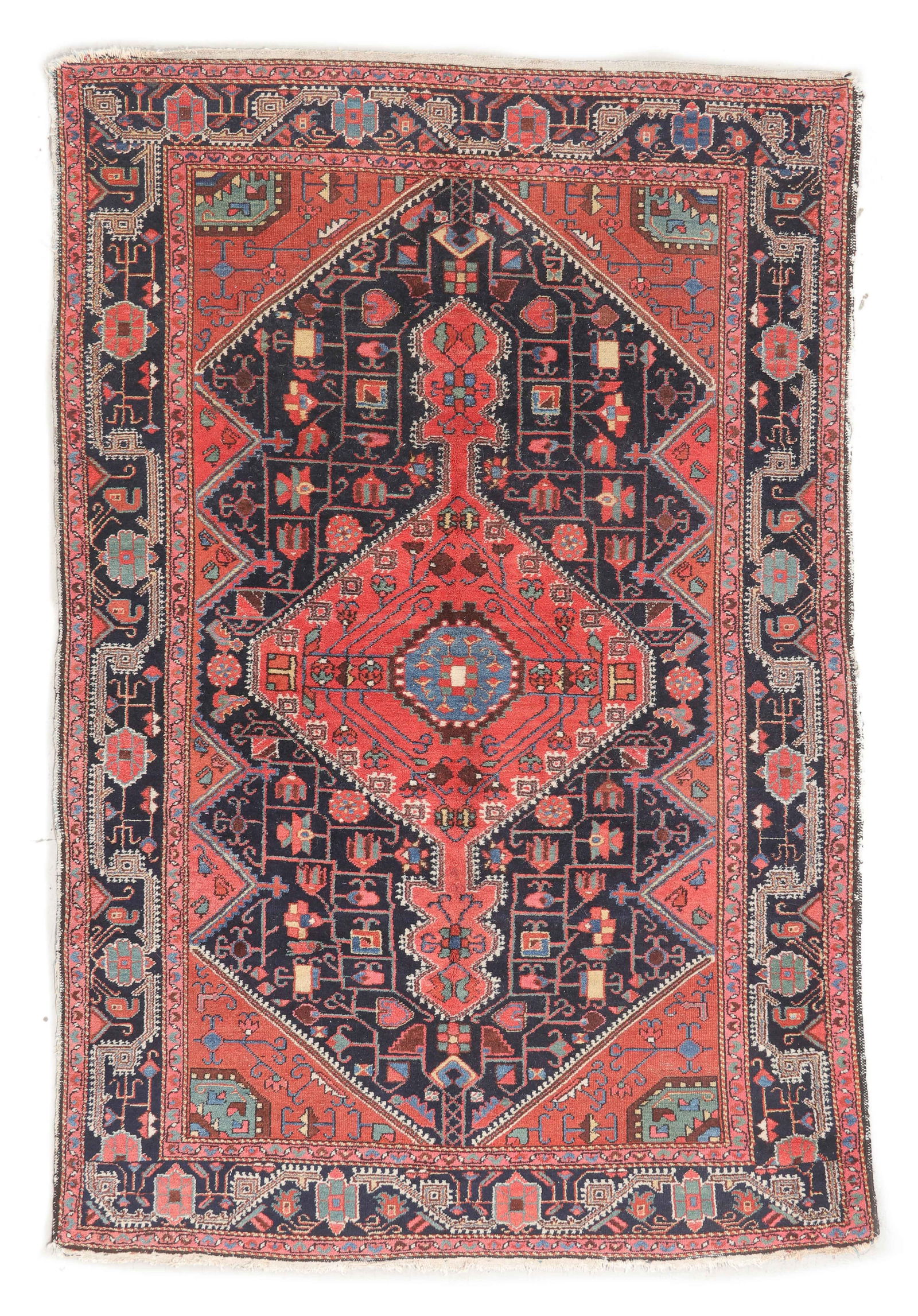Jozan Malayer Rug, Persia, Early 20th C., 4'7'' x 6'10'' (1 of 4)
