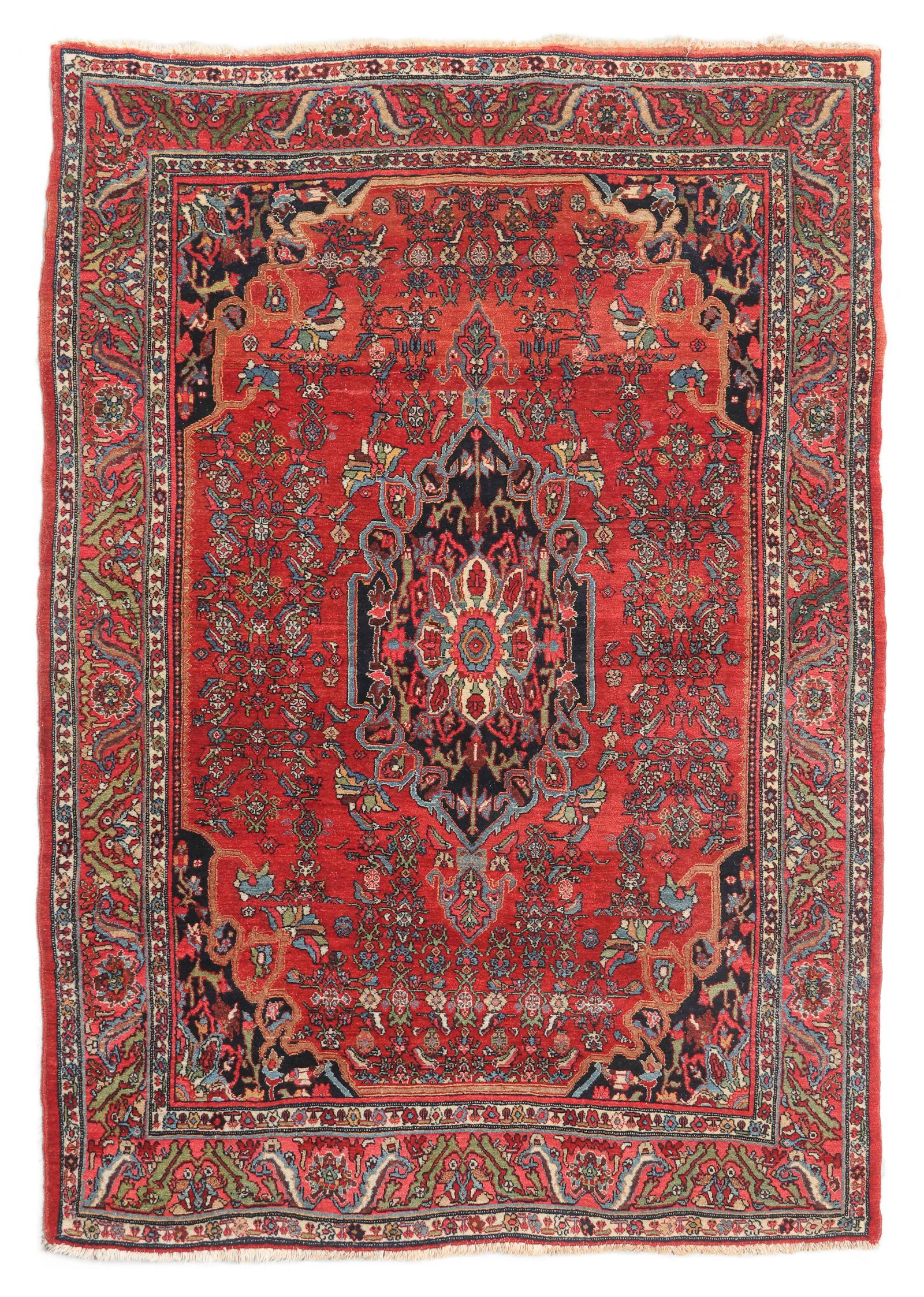 Bidjar Rug, Persia, Ca. 1920, 4'7'' x 6'7'' (1 of 4)