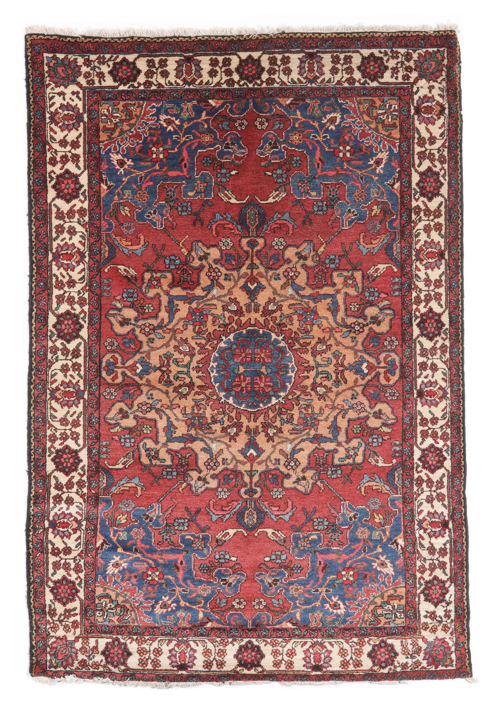 Bakhtiari Rug, Persia, Ca. 1940, 4'4'' x 6'6'' (1 of 4)