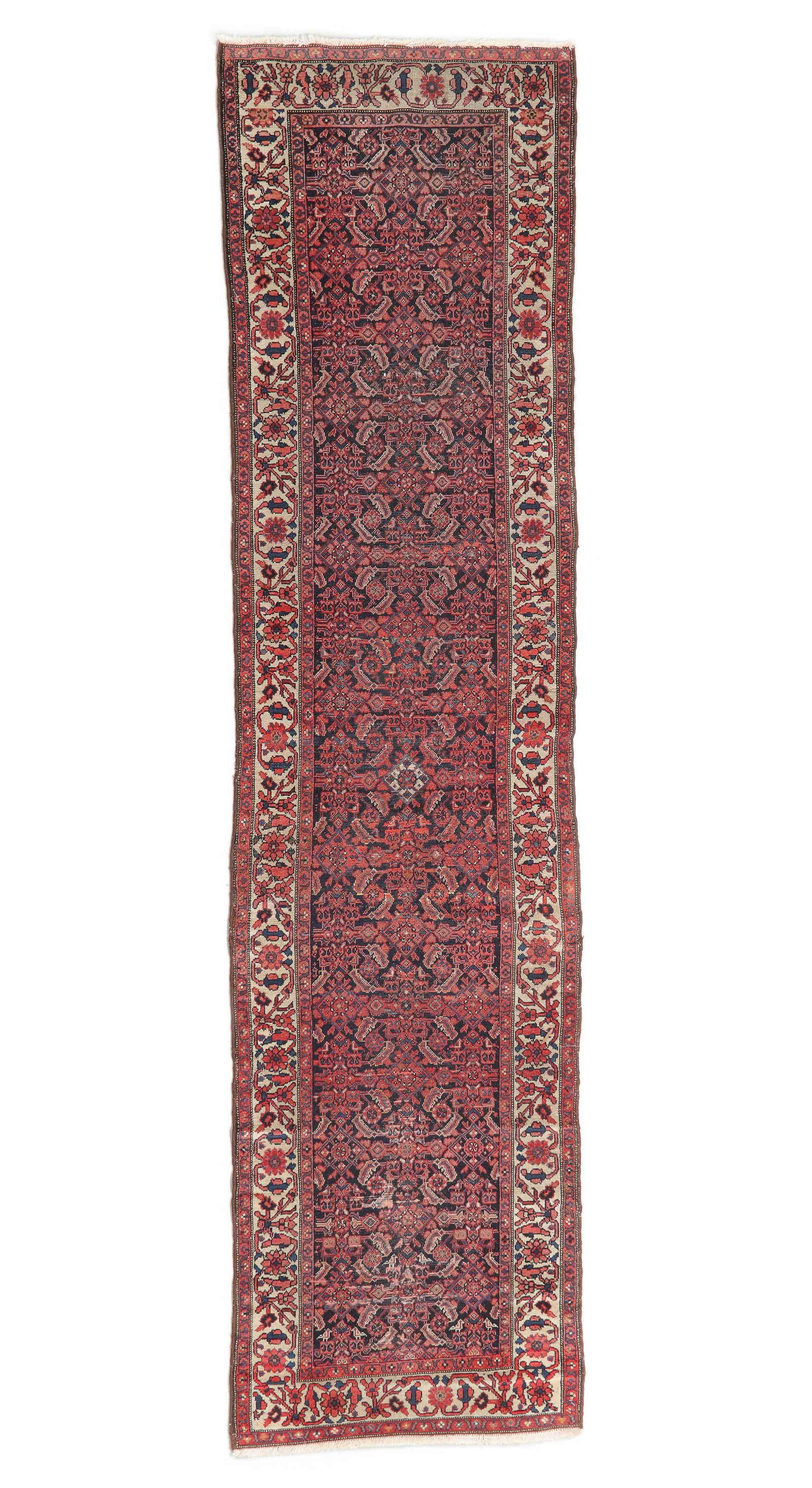 Malayer Rug, Persia, Ca. 1940, 2'10'' x 11'6'': Malayer Rug, Persia, Ca. 1940, 2'10'' x 11'6'' (86 x 351 cm). Weight: 14 lbs. Material: wool pile, cotton warp, cotton weft.