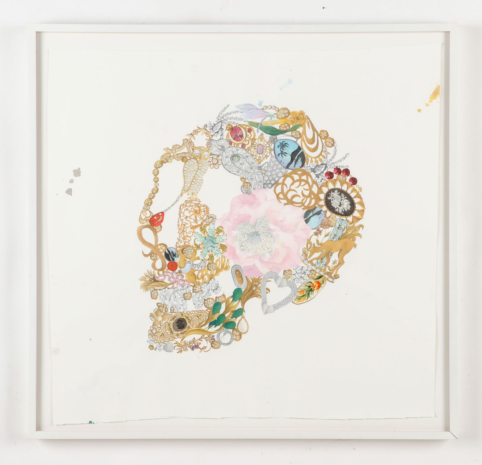 Casey Watson (American, b. 1982) Untitled (Jewel Skull,) 2006 (1 of 2)