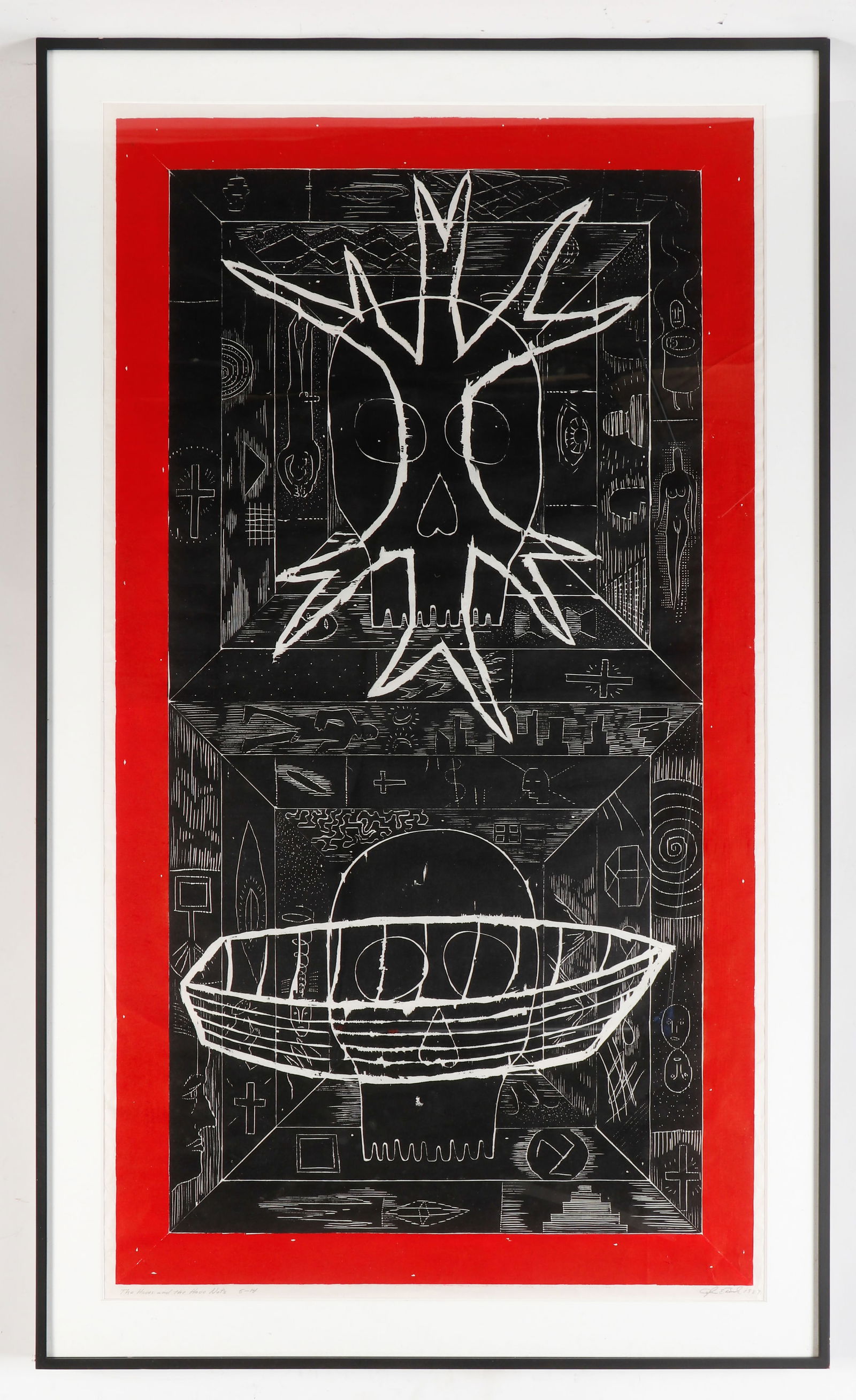 John Buck (American, b.1946) "The Haves & The Have Nots," 1987 (1 of 4)