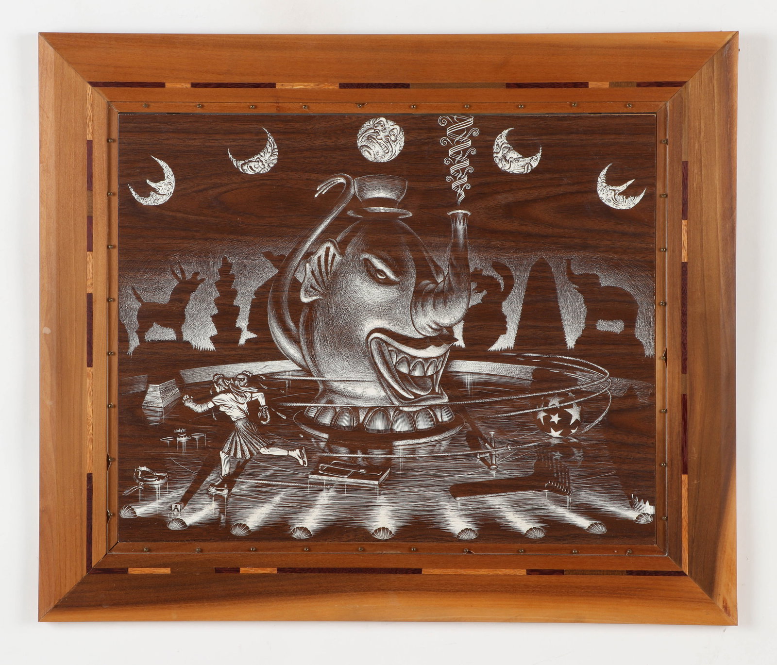 Don Colley (American, b. 1954) "Pachydermocracy," 1995 (1 of 3)