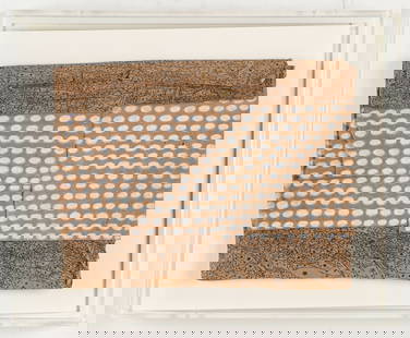 Luis Romero (Mexican, b. 1965) "Sleepwalker," 2011: Luis Romero (Mexican, b.1965) "Sleepwalker," 2011, mixed media. Framed. Size: 9'' x 12'', 23 x 30 cm (object). Plexi box: 12'' x 15'' x 3'' (30 x 38 x 8 cm). Provenance: The Robert L. Pfannebecker Col