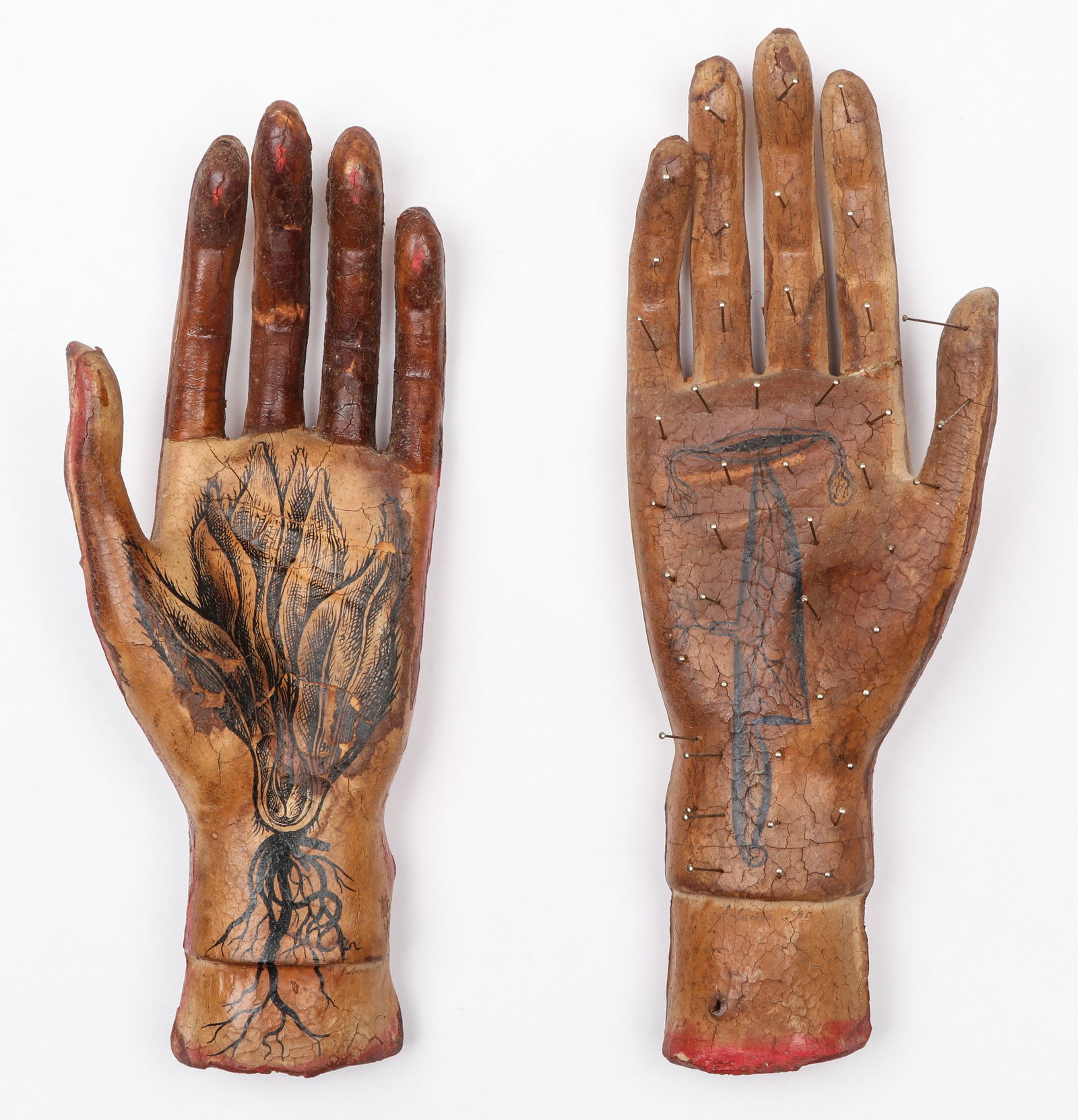 Jaime Palacios (Chilean, b.1963)  2 Works: Mano Poderosa (Powerful Hand) A and B, C., 1995 (1 of 6)