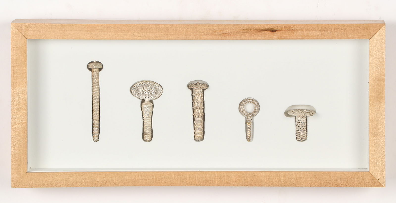 Stacey Lee Webber (American, b. 1982) "Fancy Work: Bolts & Screws," 2008 (1 of 5)