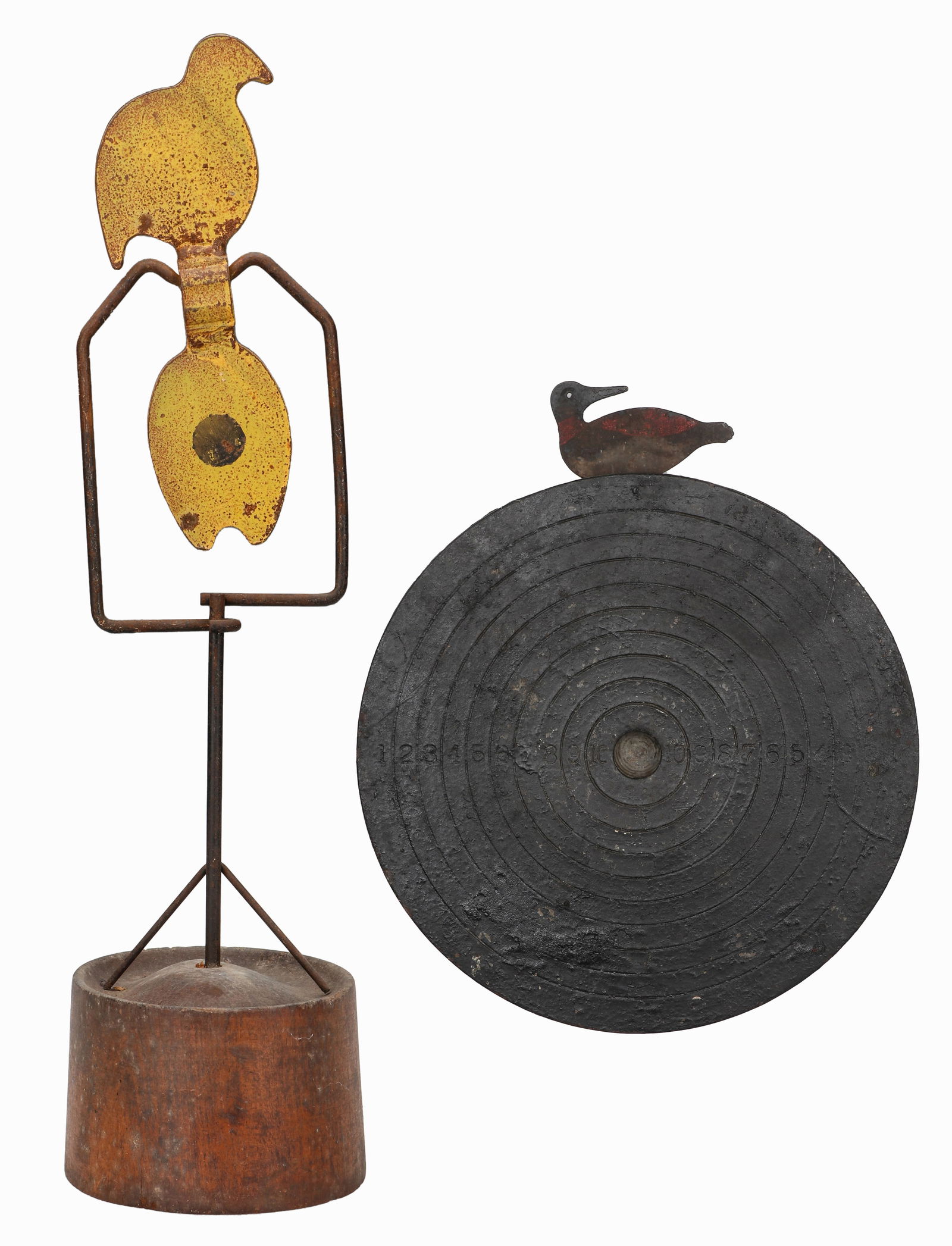 2 Antique Amusement Park Shooting Targets (1 of 9)