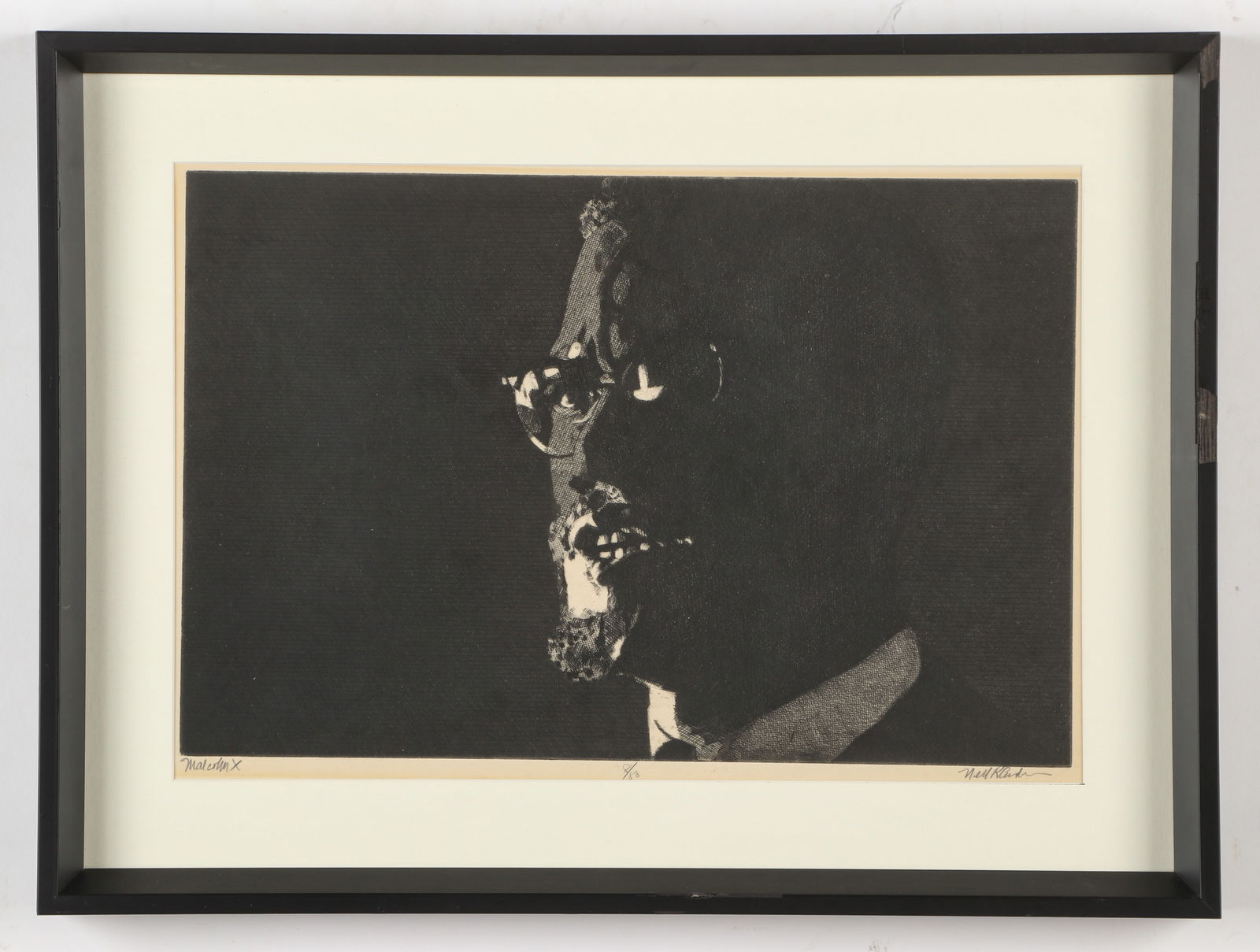 Neil Anderson (American, 20th C.) "Malcom X," C. 1965 (1 of 5)