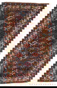 Kuba Rug, Caucasus, Ca. 1880, 3'5'' x 5'7'': Kuba Rug, Caucasus, Ca. 1880, 3'5'' x 5'7'' (104 x 170 cm). Weight: 6 lbs. Material: wool pile, wool warp, wool weft.