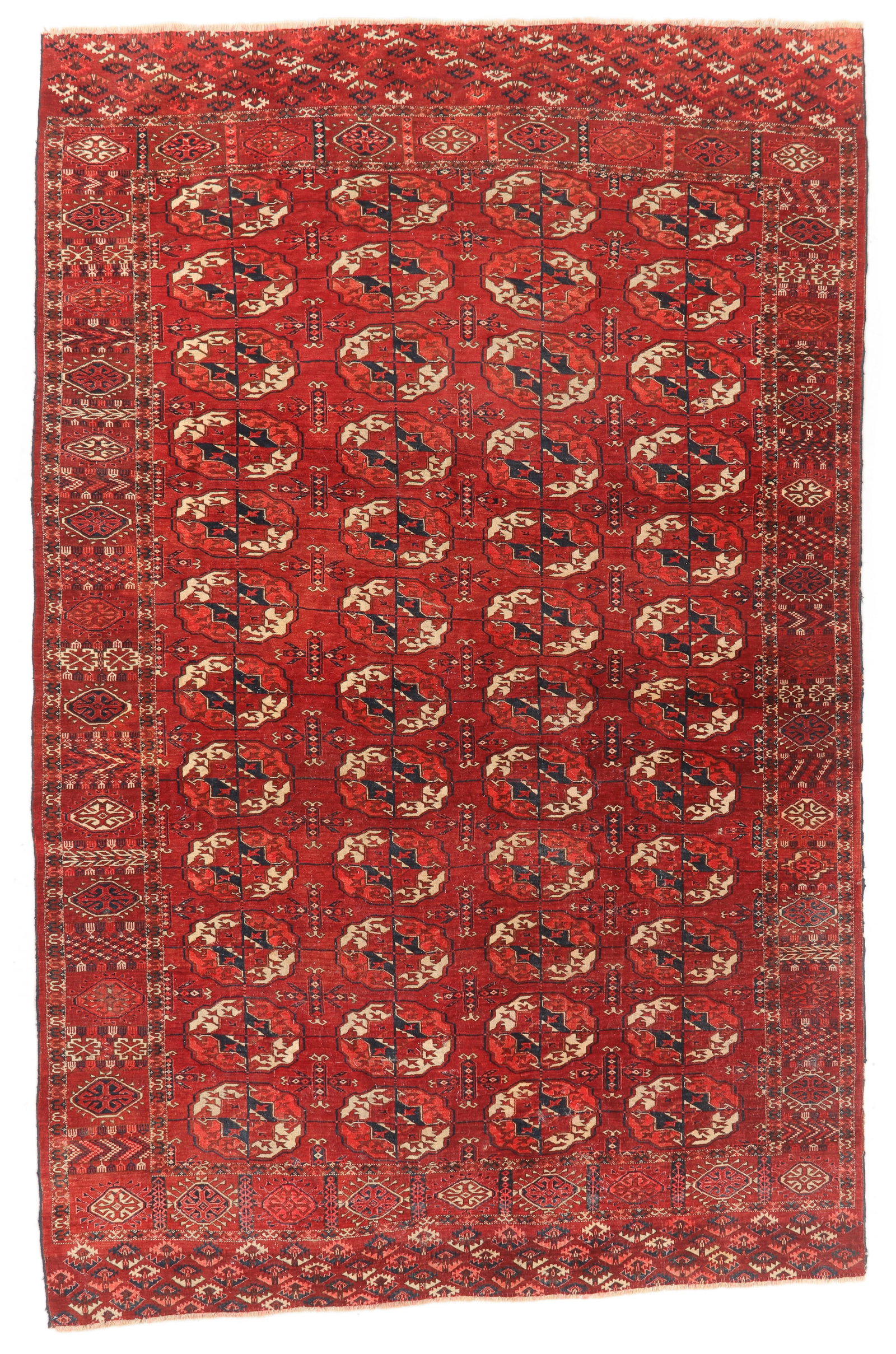 Tekke Main Rug, Turkmenistan, Ca. 1875, 7'0'' x 10'8'' (1 of 5)