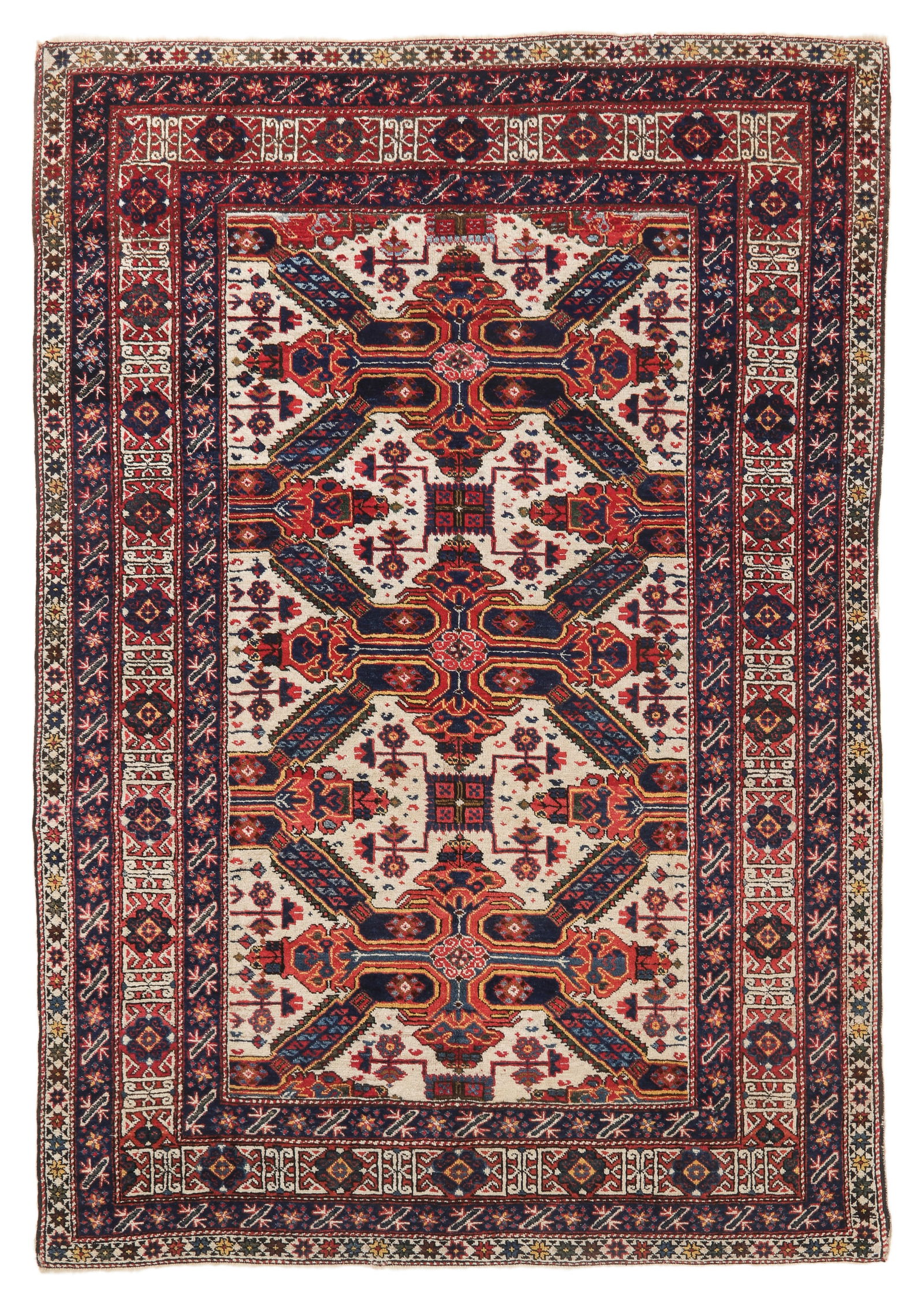 Kuba Rug, Caucasus, Early 20th C., 4'8'' x 6'7'' (1 of 5)