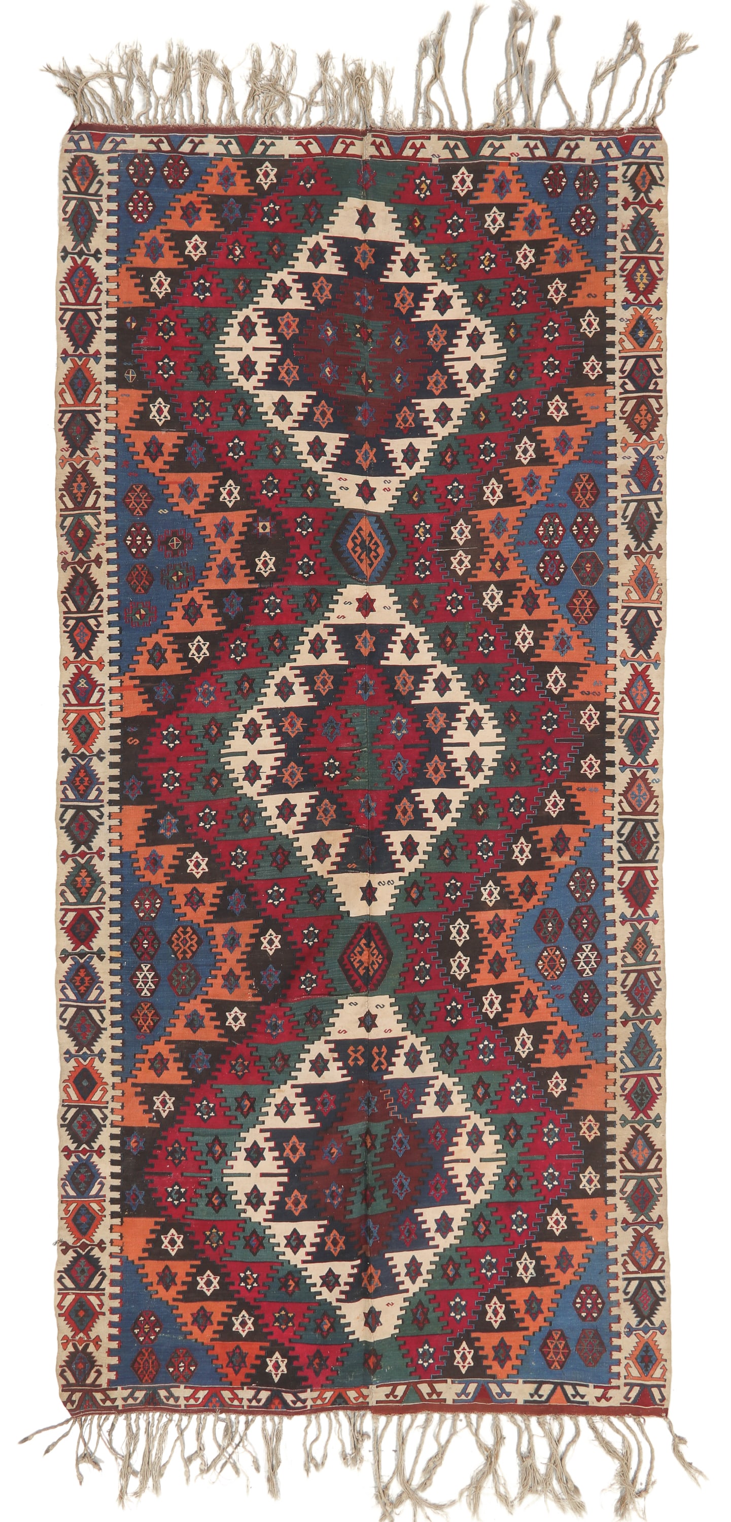 Reyhanli Kilim, Turkey, Ca. 1880, 5'4'' x 11'2'' (1 of 4)