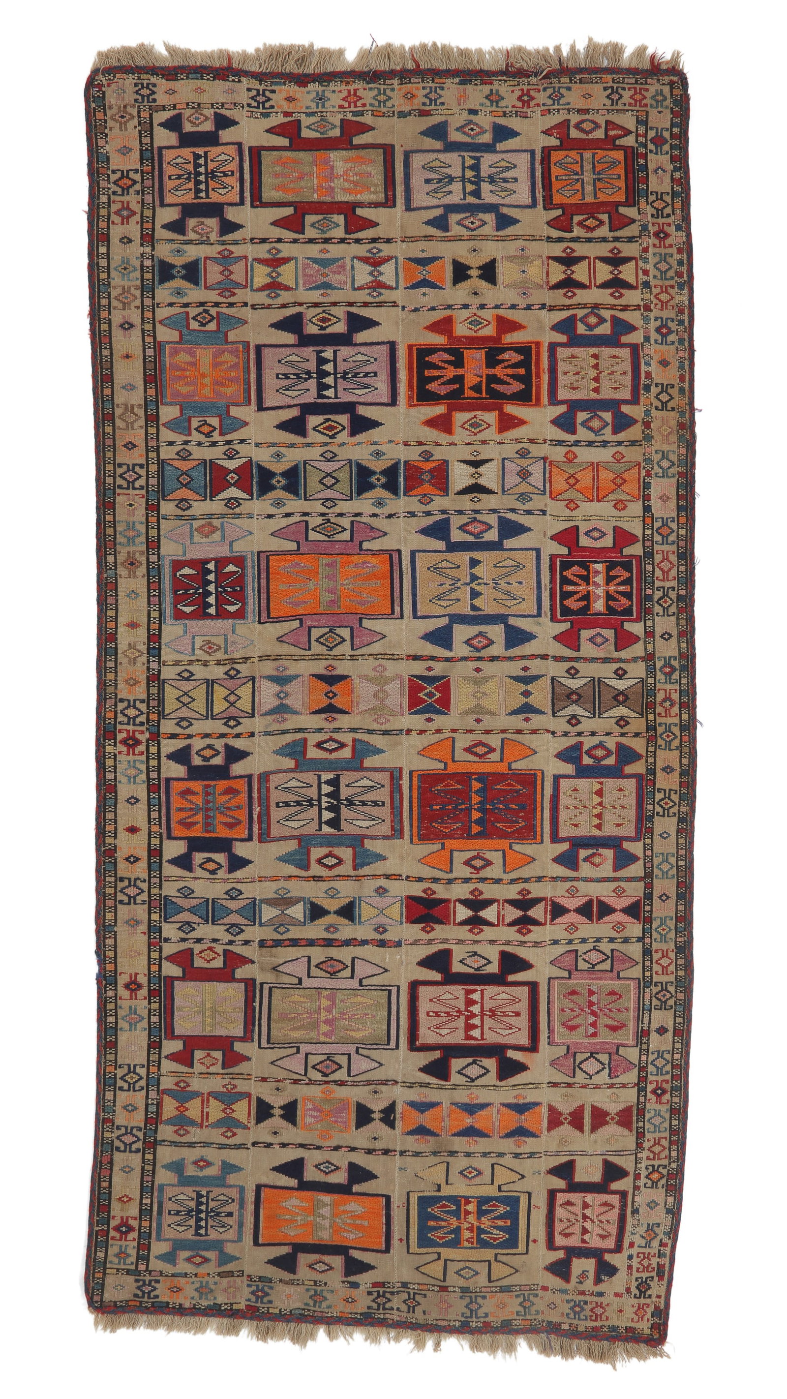 Shahsevan Flatweave, Transcaucasus, Early 20th C., (1 of 3)