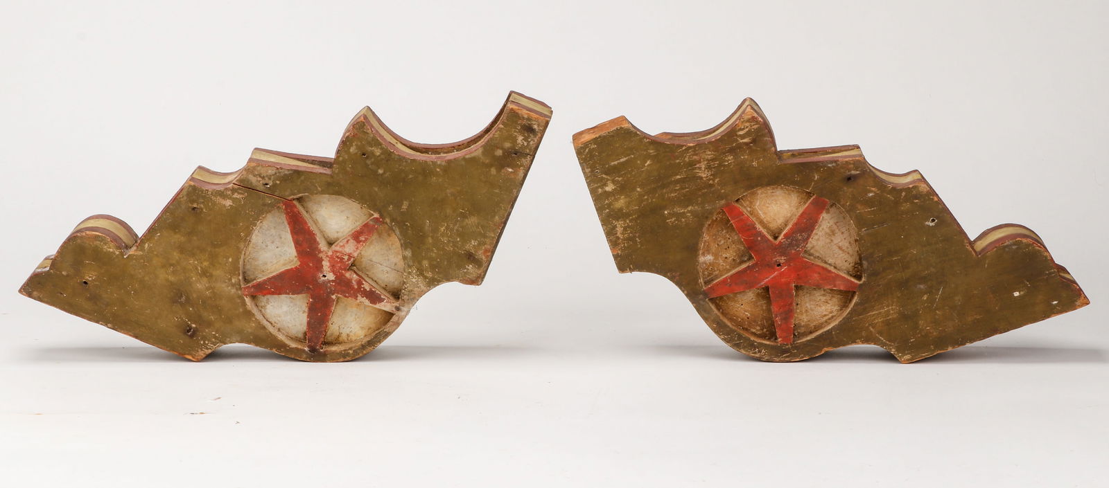 2 Antique Wooden Decorations (1 of 6)