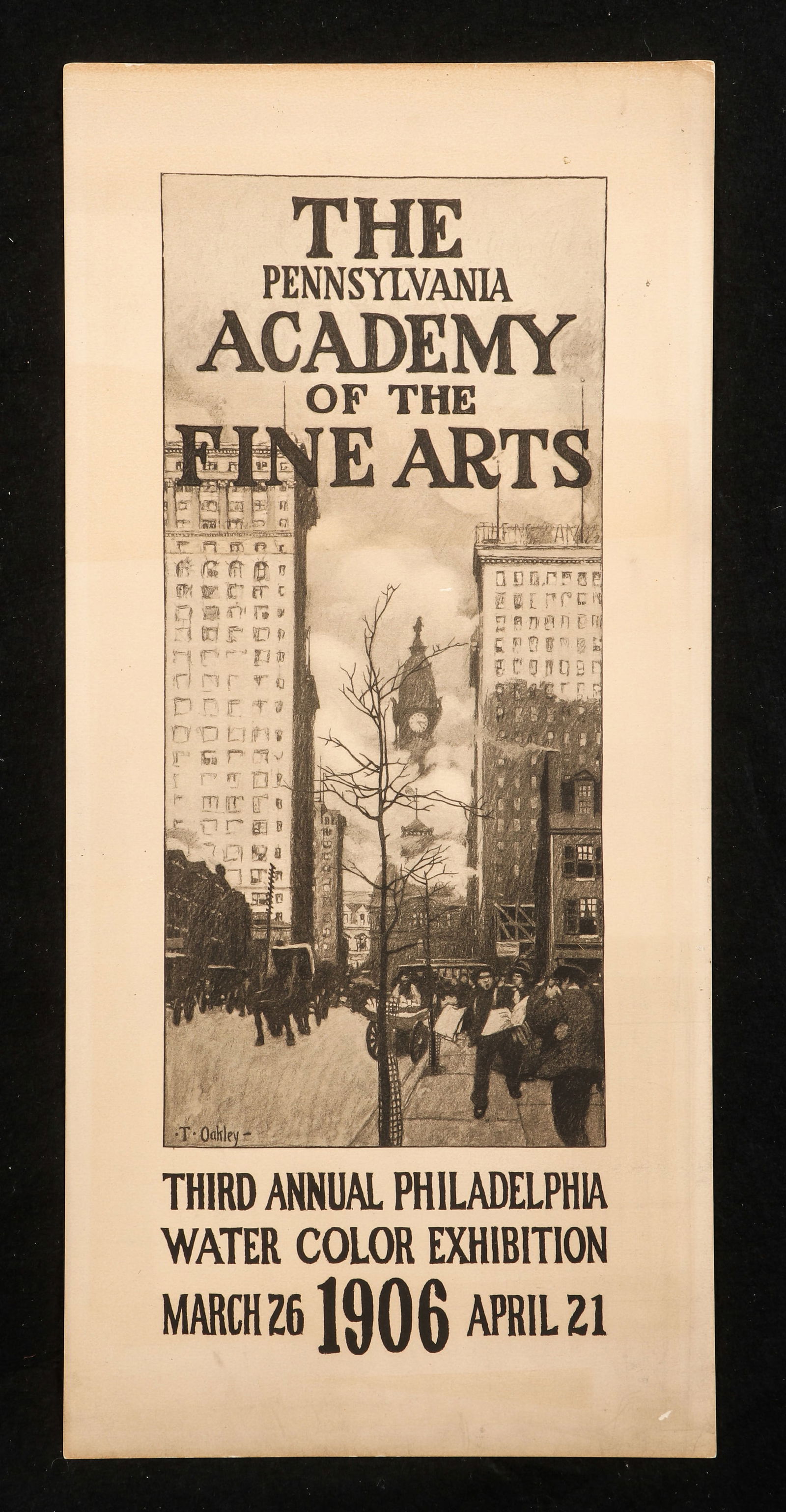 Original Poster for The Pennsylvania Academy of the Fine Arts (PAFA) 1906 (1 of 2)
