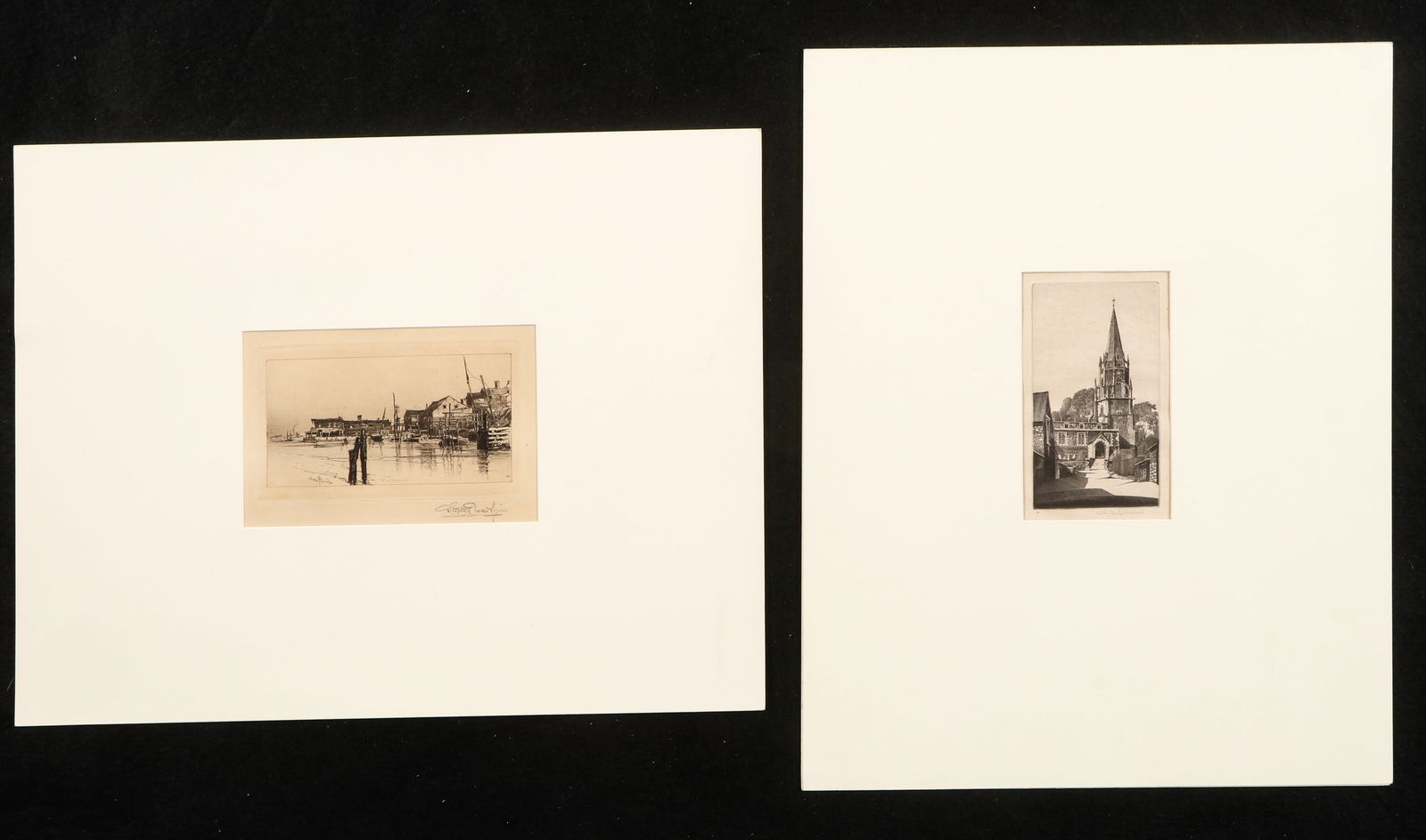 2 Antique Etchings (1 of 8)