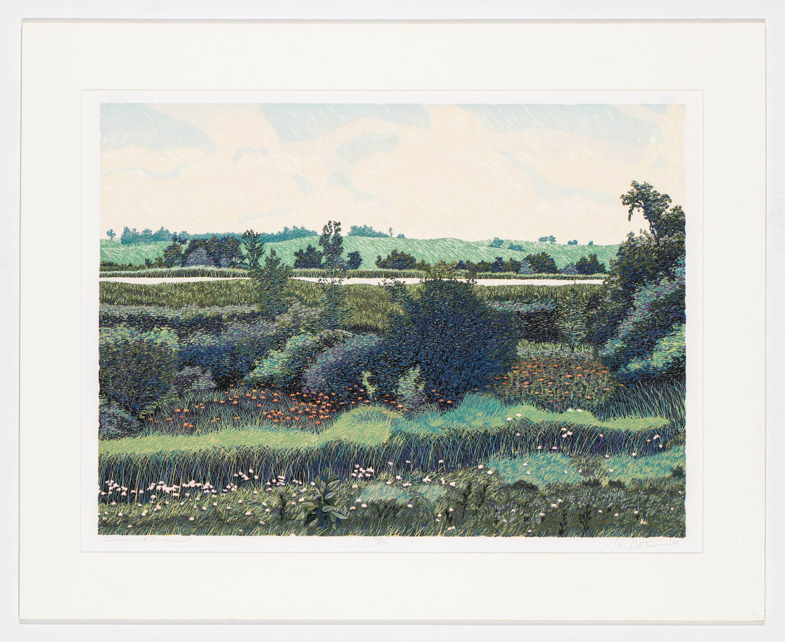 Gordon Mortensen (American, b. 1938)  "Summer Flowers" (1 of 5)