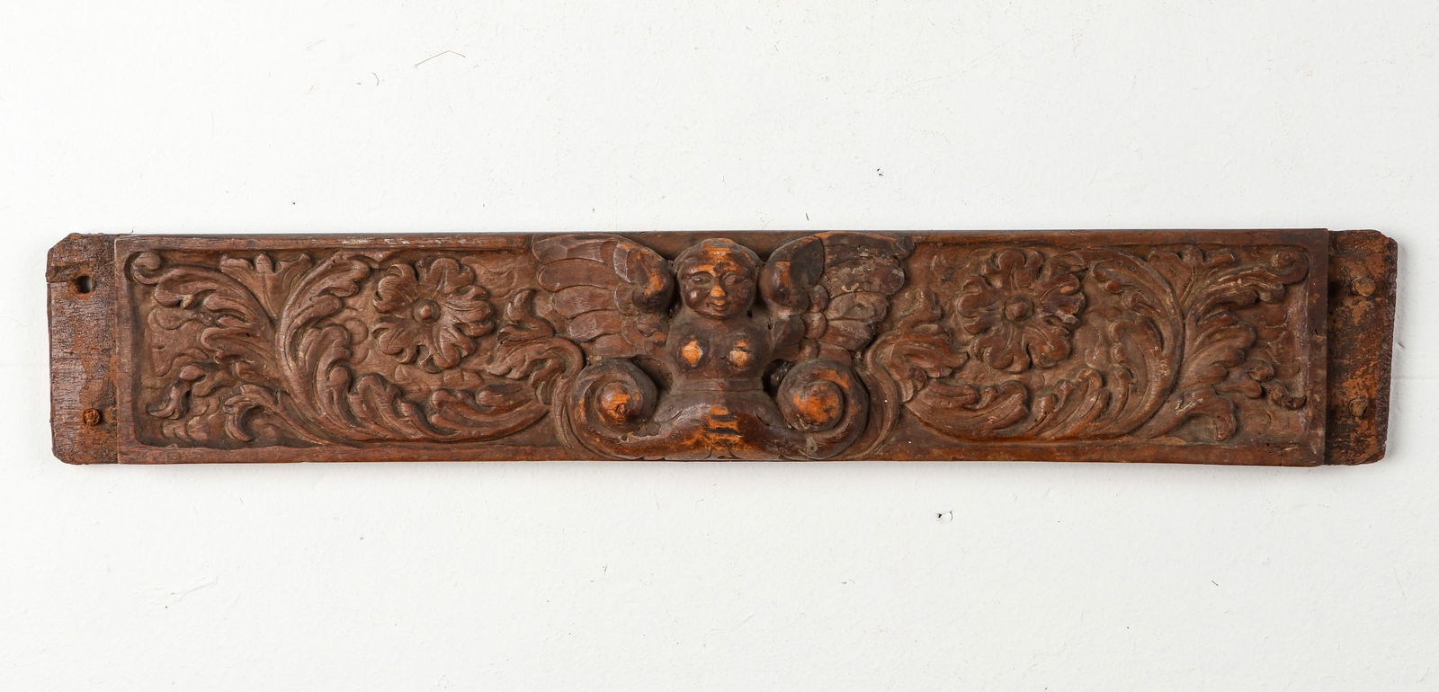 Antique Relief Carved Wood Decorative Element (1 of 3)